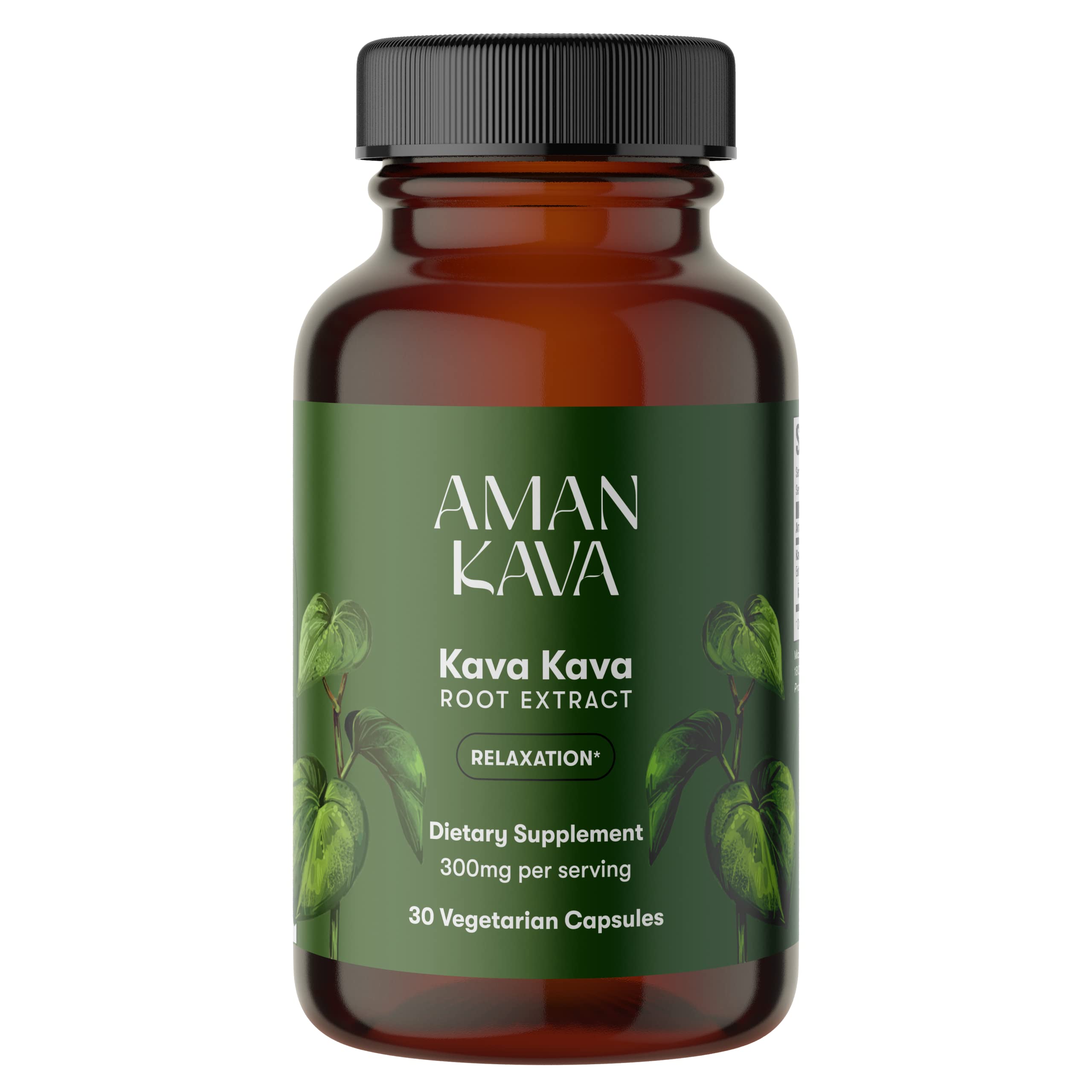 AMAN Kava Kava Root Extract High Potency 30 Kavalactones for