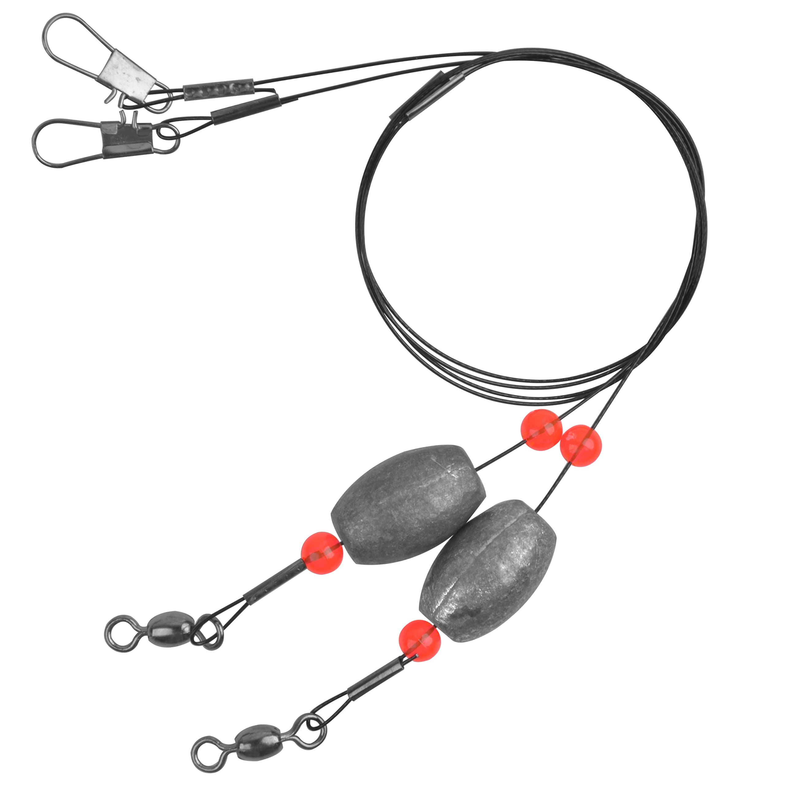 SILANON Fishing Egg Sinkers Weight Rigs,Flounder Grouper Ready Rig