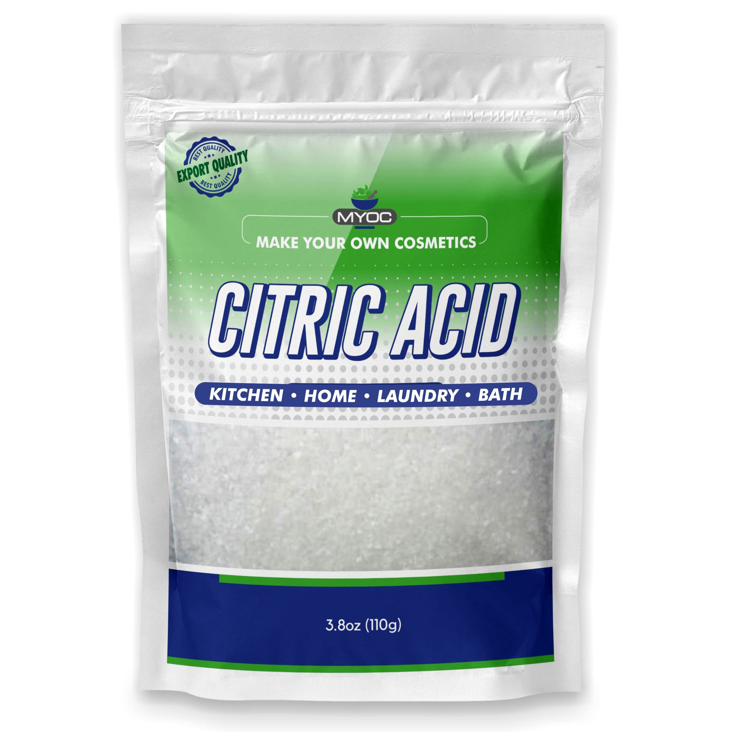 Myoc Pure Citric Acid Powder for Cleaning Grocery & Gourmet Food Bath Bombs  Citric Acid