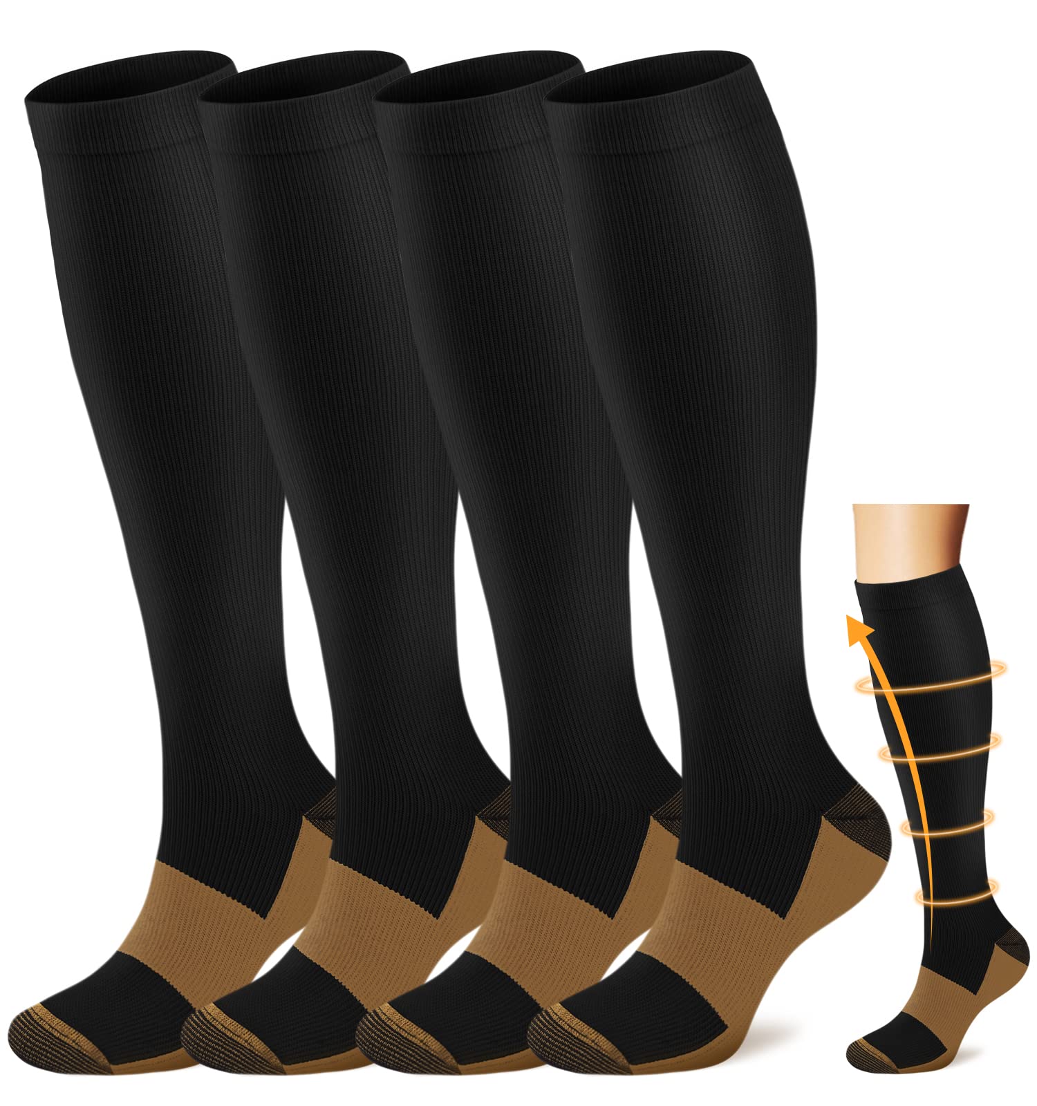 Copper Fit® Medical Grade Compression Sock XLarge 