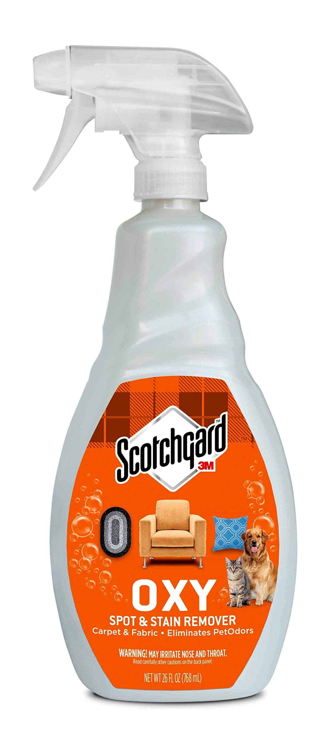 Scotchgard OXY Pet Carpet & Fabric Spot & Stain Remover, 26 Fluid Ounce