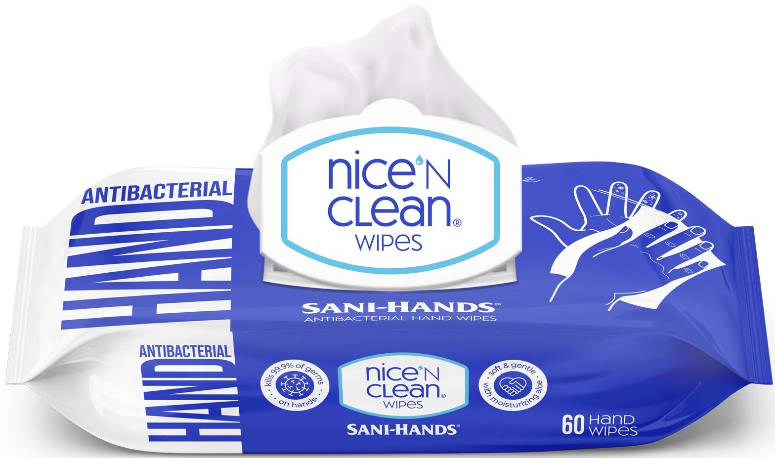 Nice 'N Clean Travel Size Antibacterial Hand Wipes