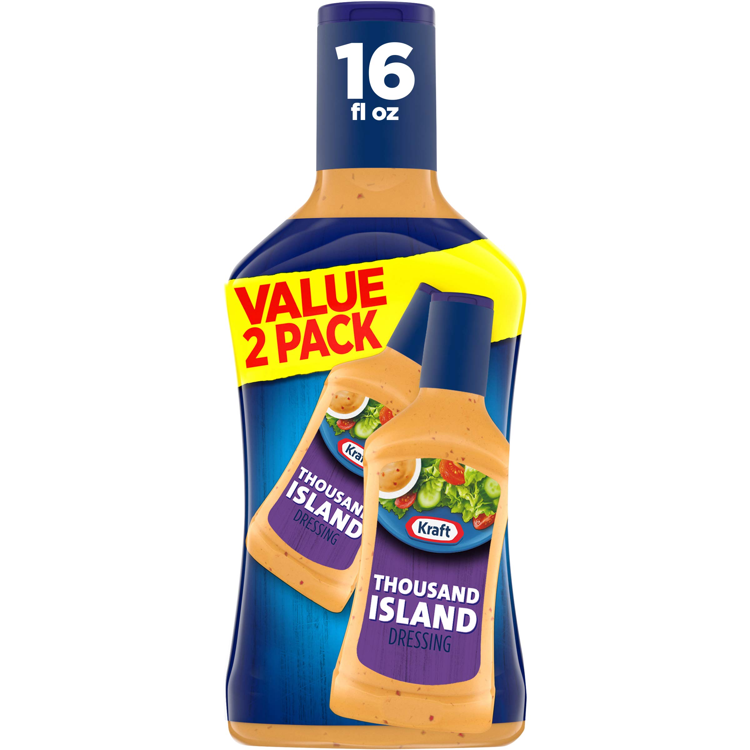 Kraft Thousand Island Dressing (16 oz Bottles, Pack of 2)