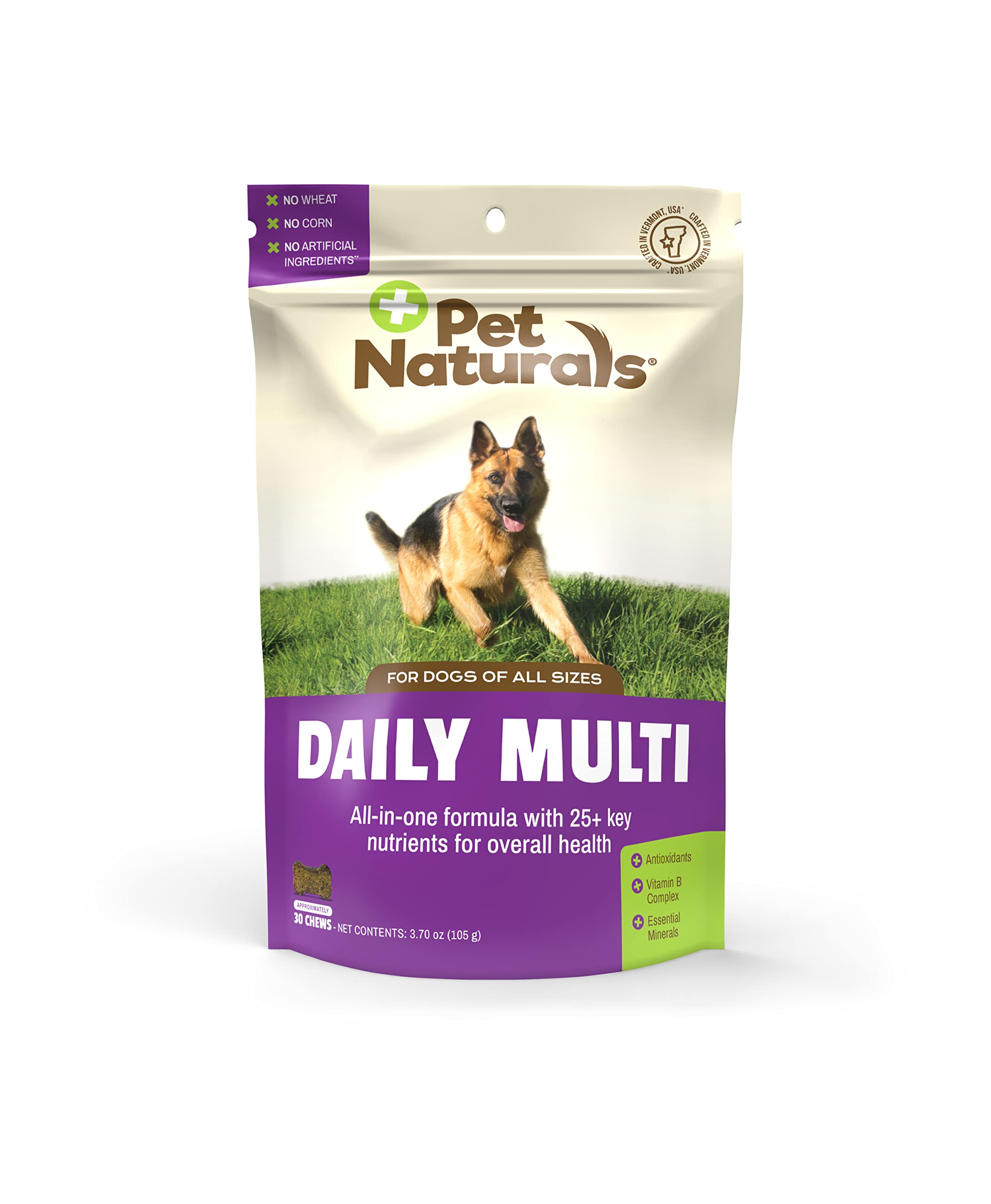 Pet Naturals Daily Multivitamin for Dogs Yummy Chews with Amino Acids, and Antioxidants