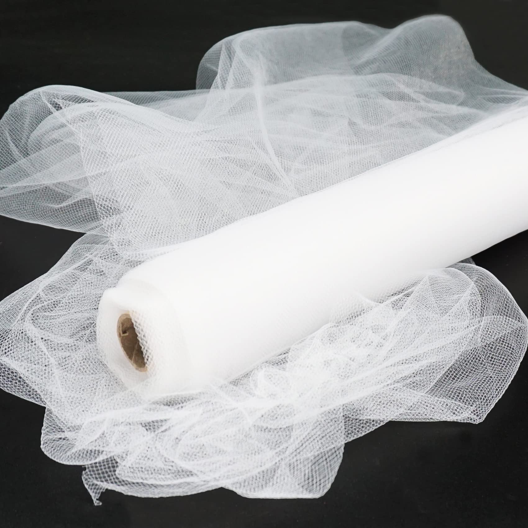 White Tulle Fabric