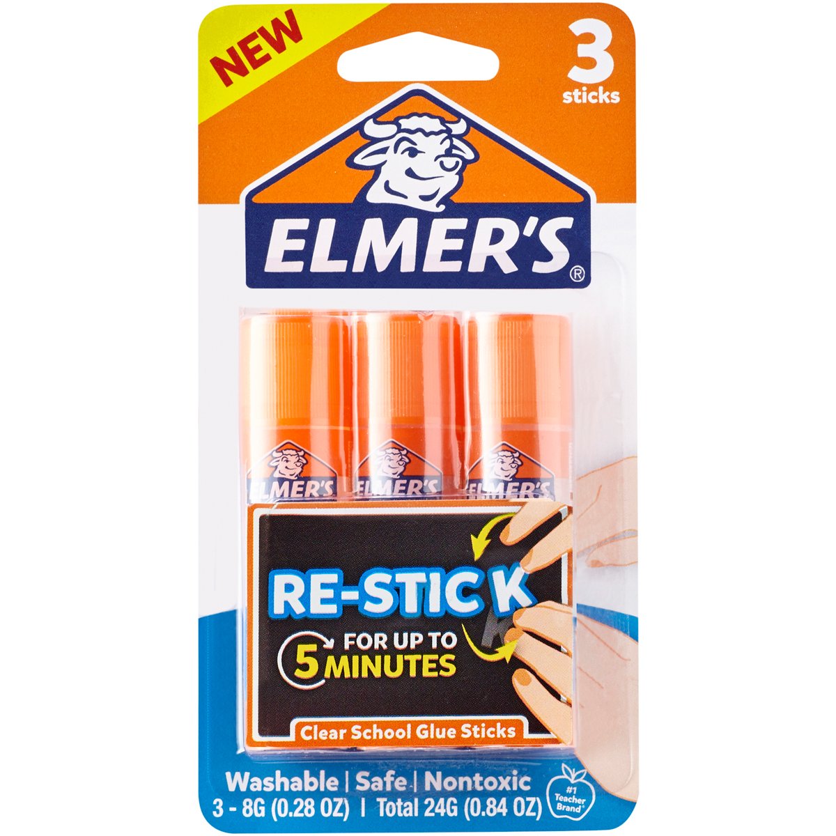 Elmer's School Glue Stick, Purple