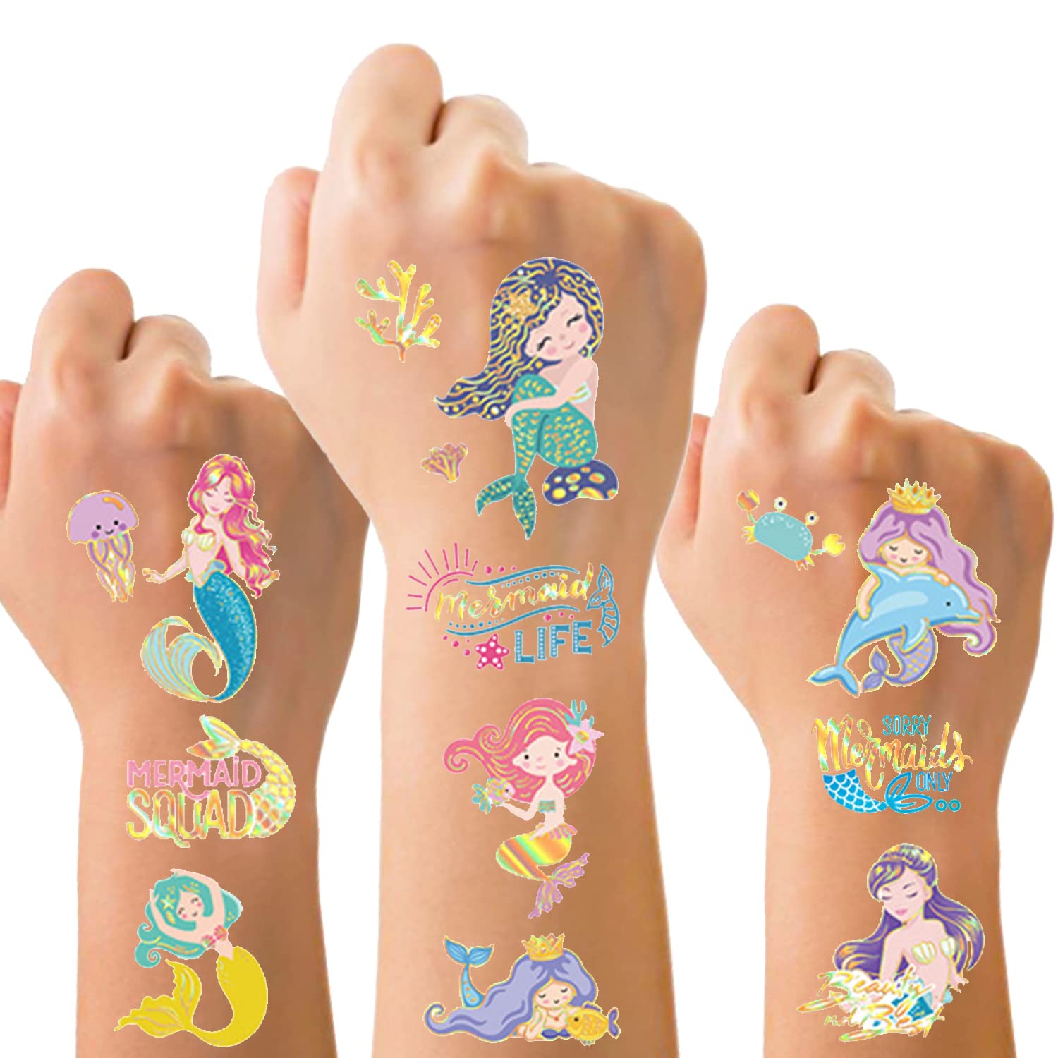 Cuties Sirena Full Body Art Sparkly Sticker