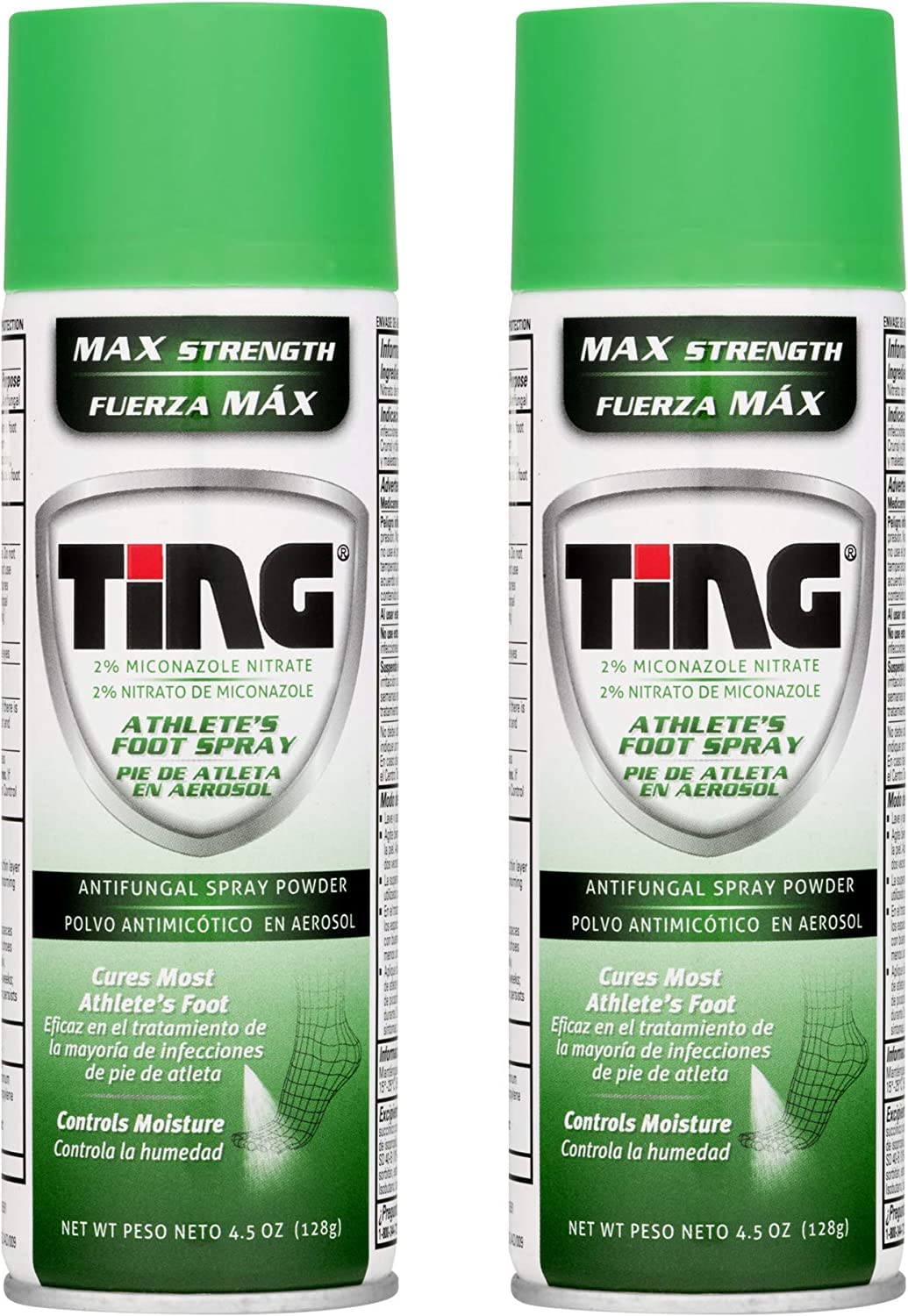 Ting Antifungal Spray Powder for Athlete's Foot Jock Itch Ringworm Max
