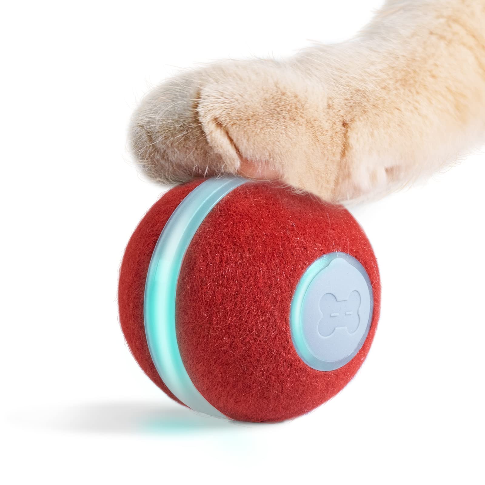 Interactive Dog Ball Toys, Active Rolling Ball for Indoor Dogs/Cats with Motion Activated/USB Rechargeable, Moving Bouncing Ball Pet Puzzle Toy