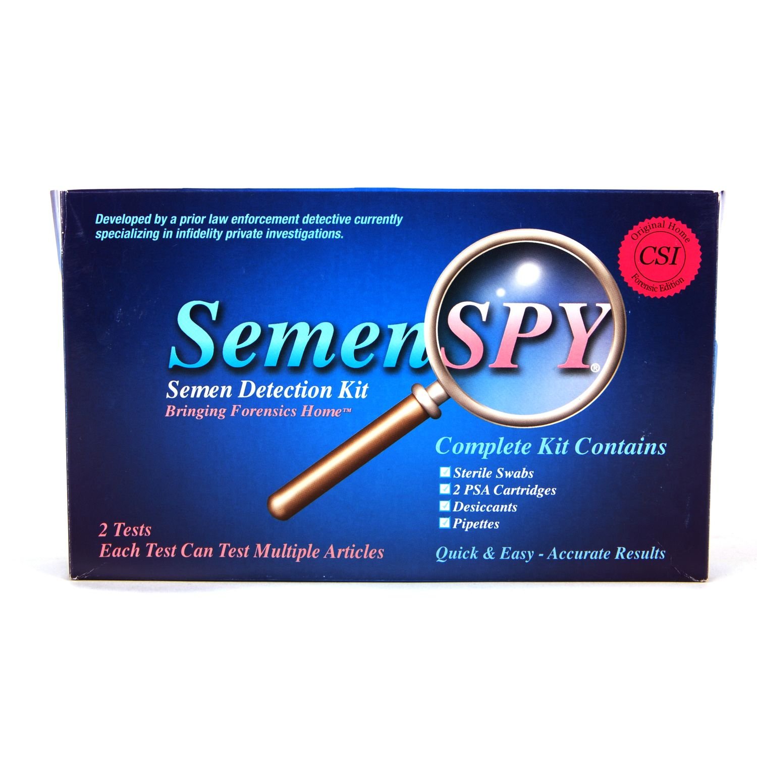 Sperm Detection SemenSPY Original CSI - Detect Sperm Traces & Uncover Affairs ...