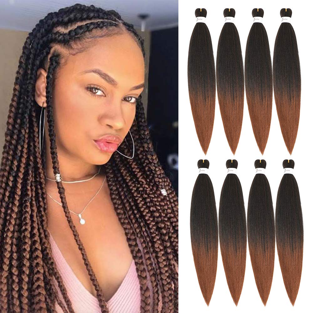 SOKU Synthetic Hair Extensions Jumbo Braids 24inch Long Locks Braiding  Black Hair Crochet Boxed Braid For