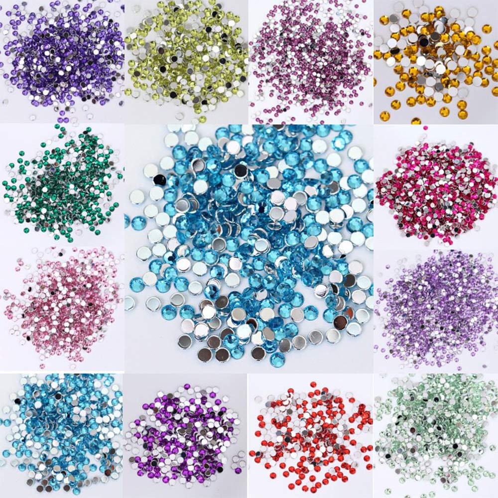 Classic Simple Glitter Shiny Pearl Rhinestones Rhinestones - Temu Japan