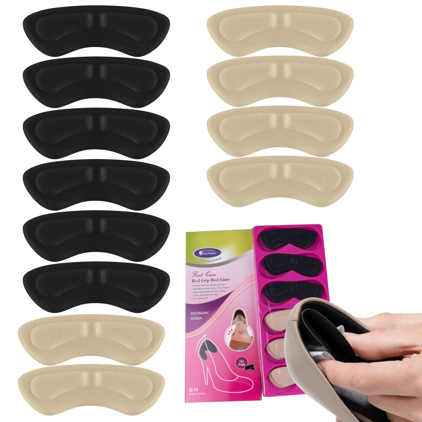 4PCS Heel Pads for Shoes That are Too Big, Heel Inserts for Women, Heel  Grips for Womens Shoes, Heel Protectors, Heel Cushion Liners for Blisters  Loose Shoes, Shoe Fillers - Walmart.com