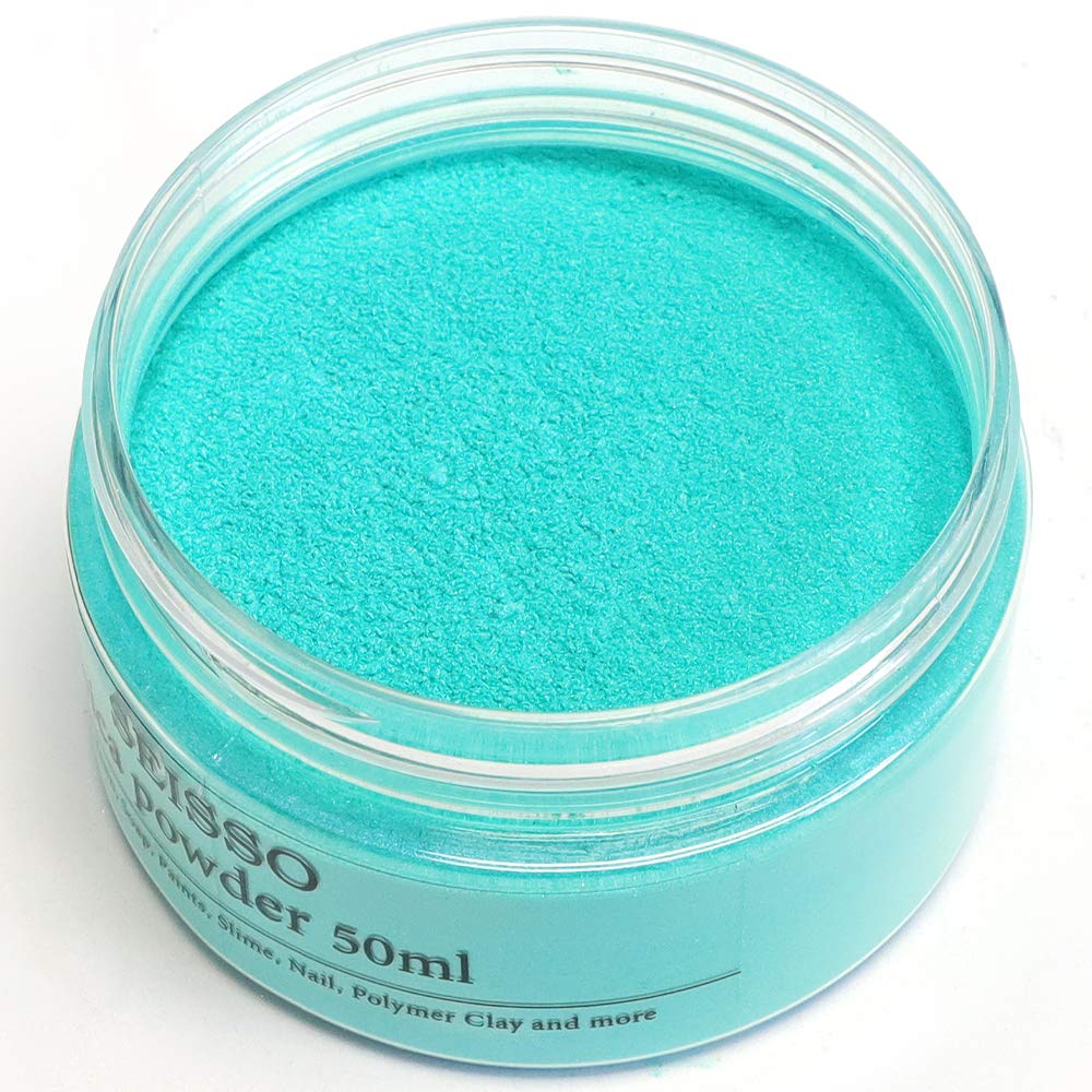 Turquoise Blue Mica Powder for Epoxy Resin 1.7 oz /50g Powdered Pigment for  Soap Colorant Bath