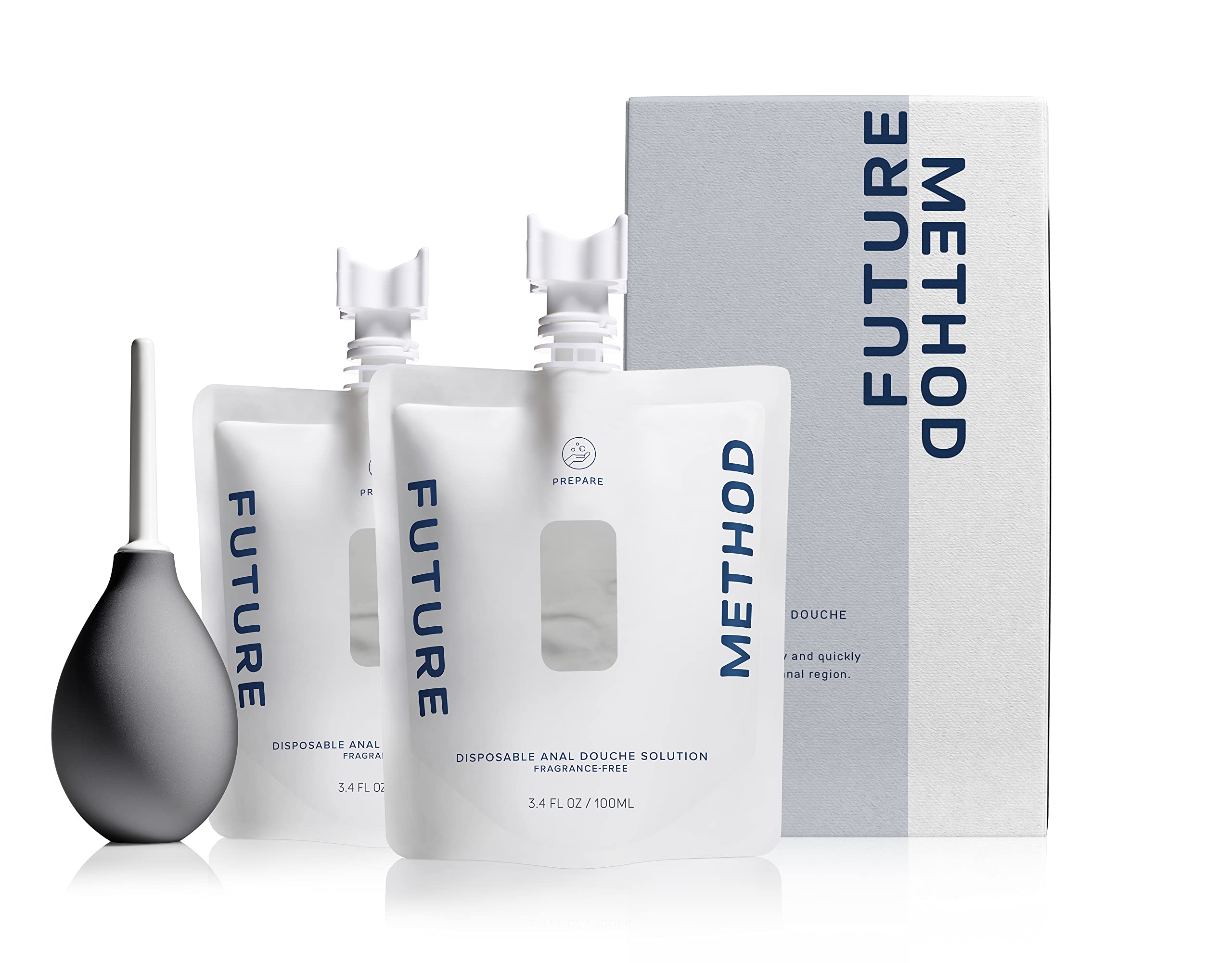 FUTURE METHOD Disposable Intimate Wash + Bulb 2Pack (3.4 oz each