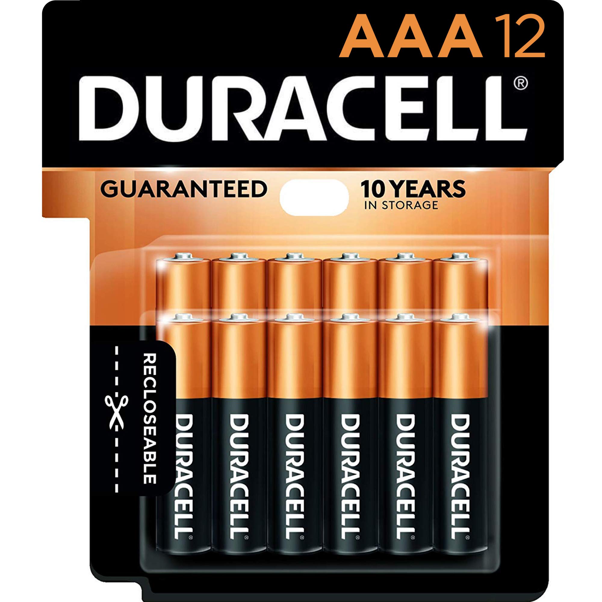 Duracell - CopperTop AAA Alkaline Batteries - long lasting, all