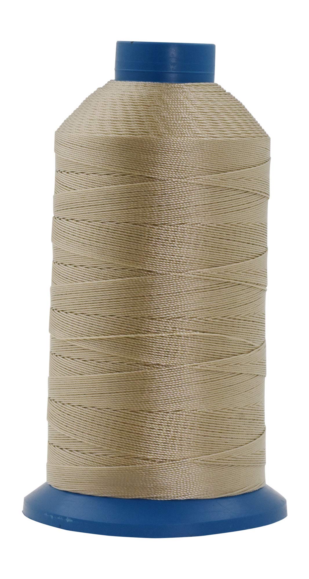 Mandala Crafts Tex 135 Bonded Nylon Thread for Sewing - 1250 YDs T135 Heavy  Duty Khaki Nylon
