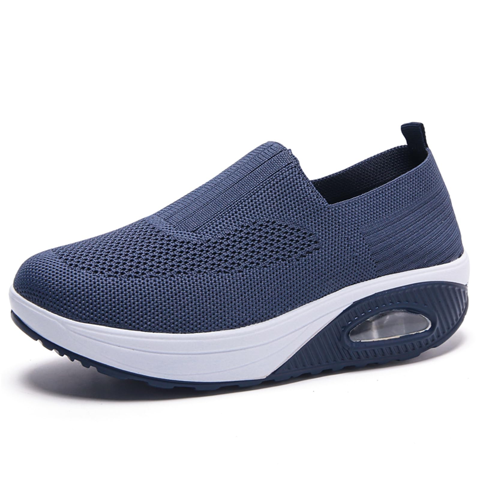 SIMANLAN Womens Running Shoe Breathable Athletic Shoes Fitness Workout Sneakers  Ladies Non-Slip Trainers Women Sport Flats Light Blue 6 - Walmart.com