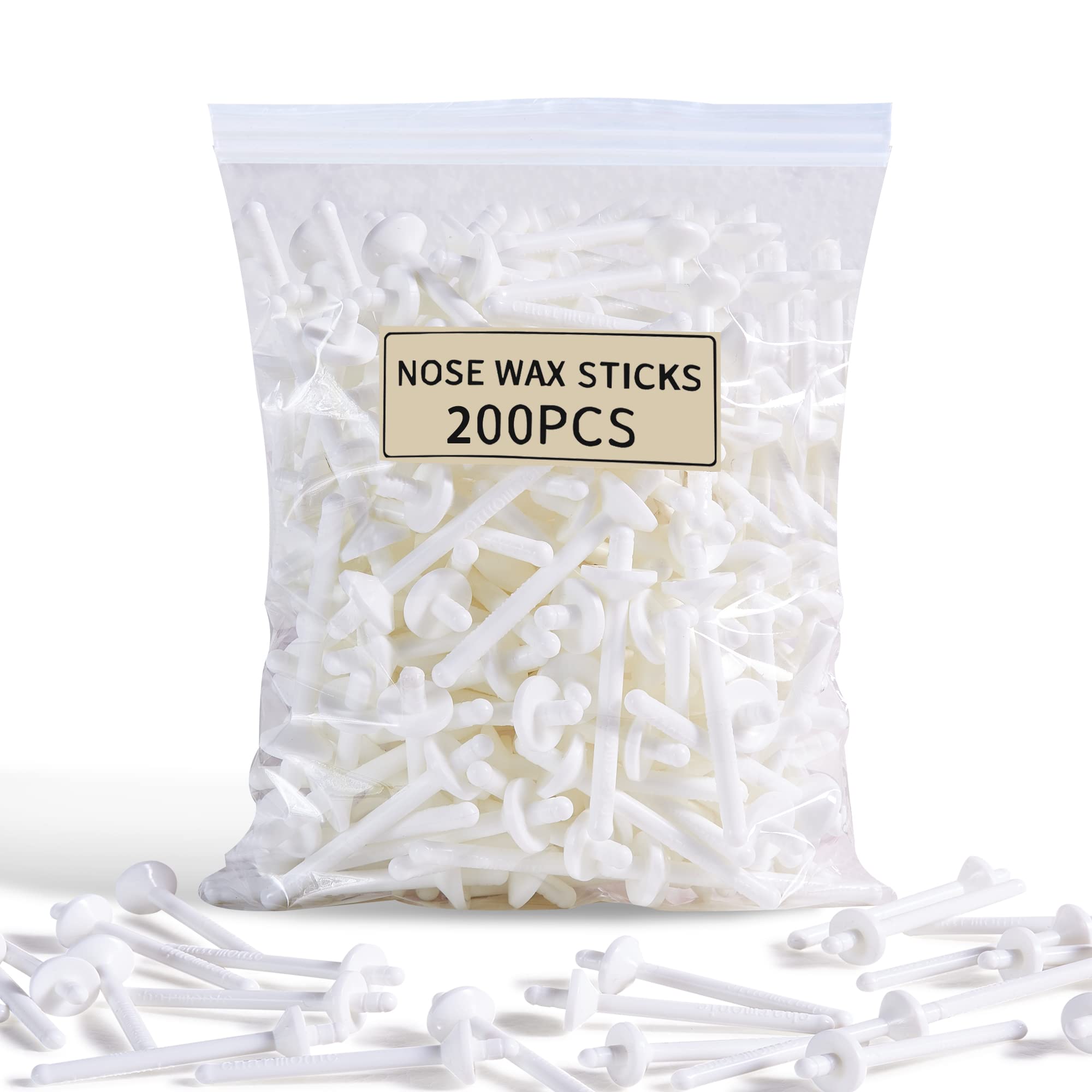 200 Pcs Wax Sticks, Nose Wax Kit Accessories, Waxing Sticks for Nose Hair  Remover, Wax Applicator Sticks for Nostril Nasal Cleaning Ear Face Eyebrows Hair  Removal for Men Women WK-04