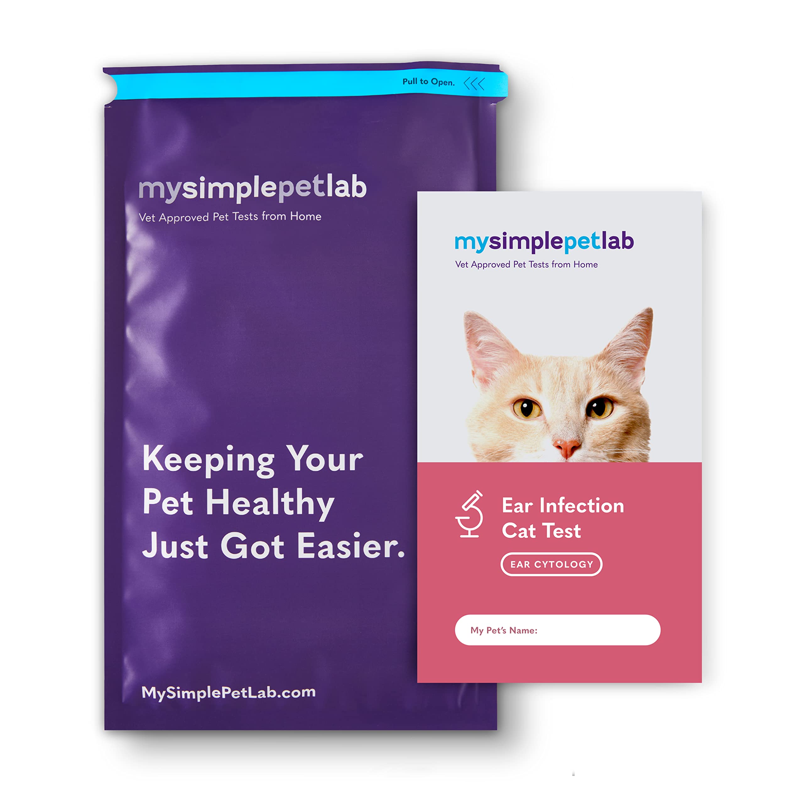 MySimplePetLab Cat Ear Infection Test Kit Fast and Accurate Detection