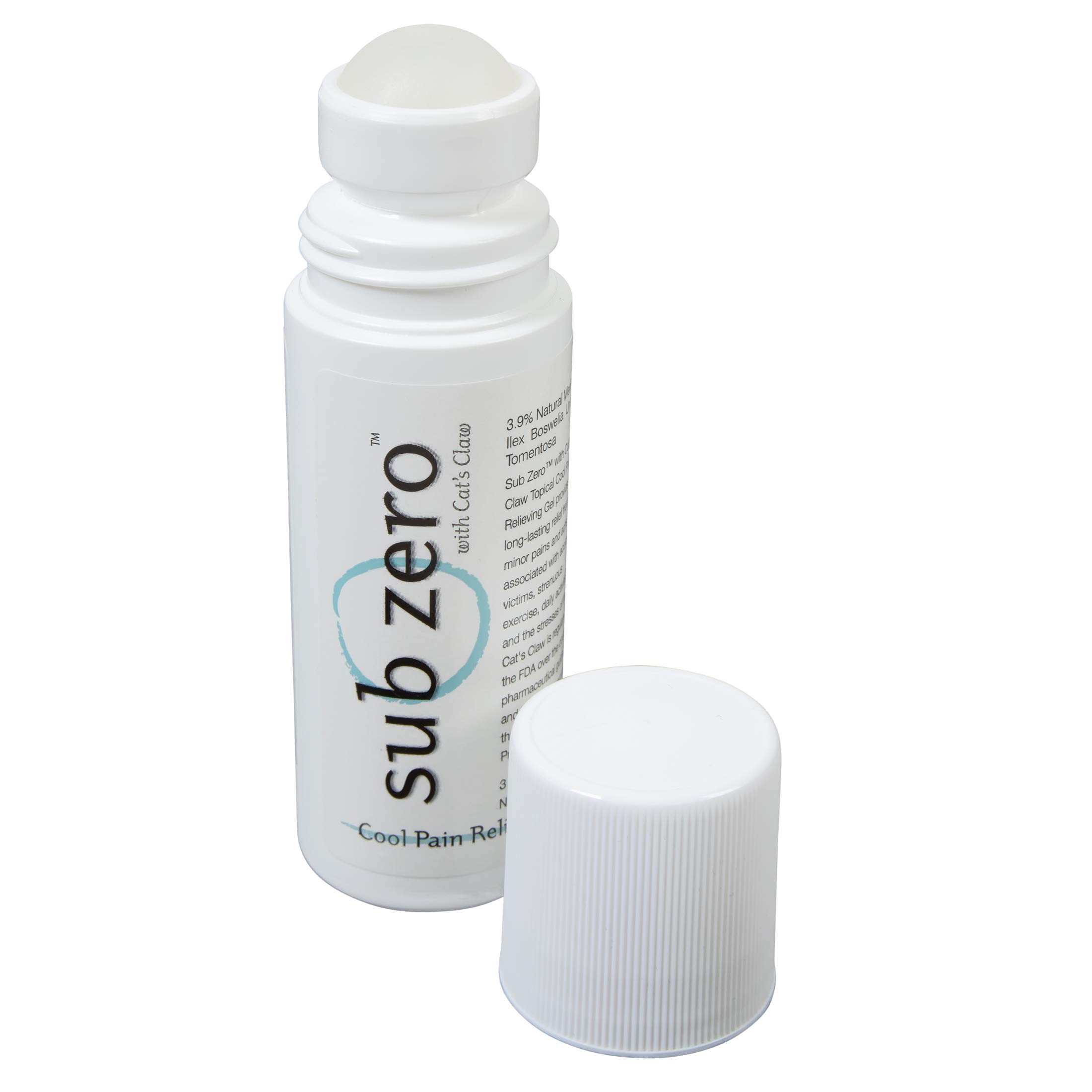 Sub Zero Cooling Pain Relief Gel 3oz Roll-On - Joint Relief and