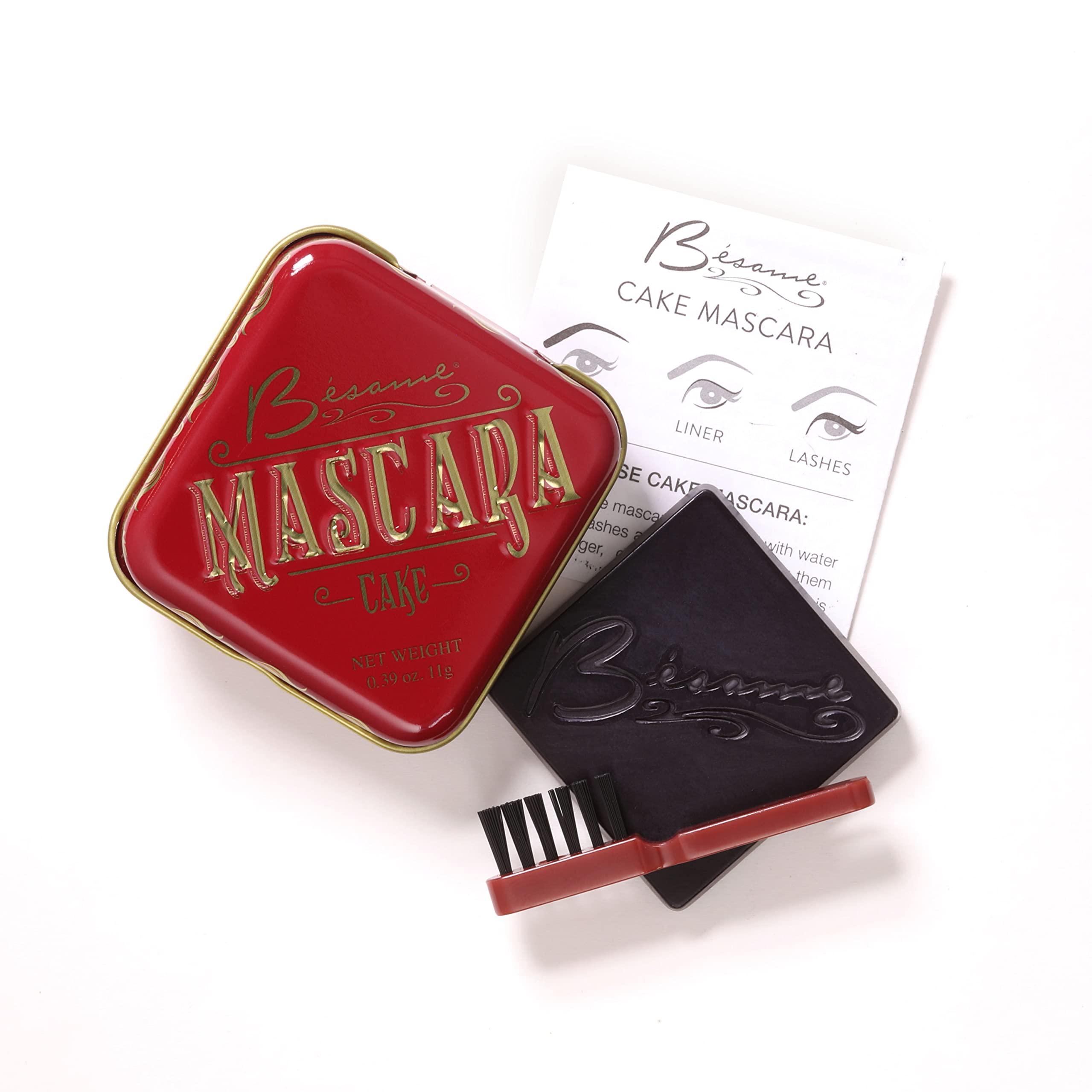 Black Cake Mascara - 1920  Mascara, Besame cosmetics, Mascara set