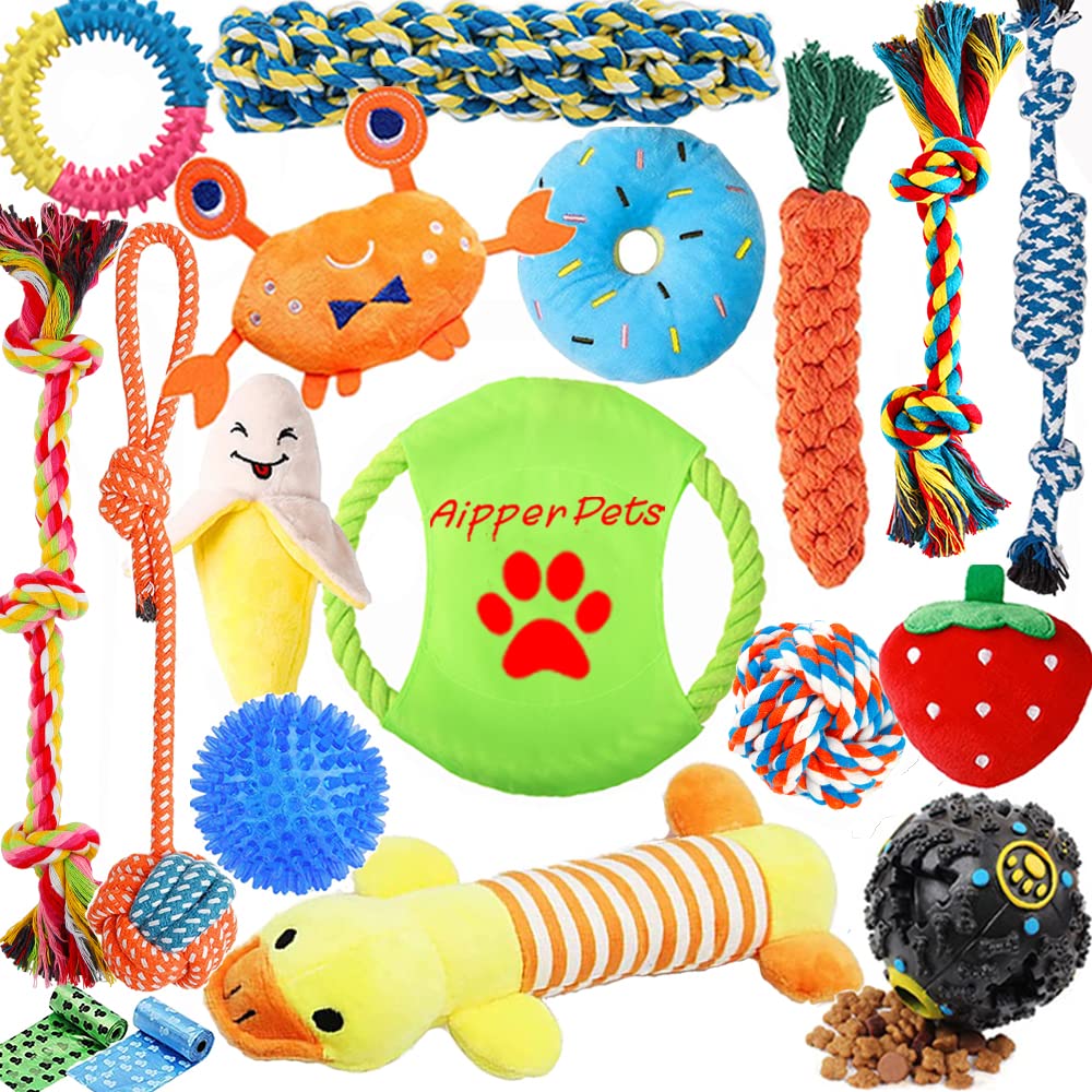Aipper Dog Puppy Toys 18 Pack