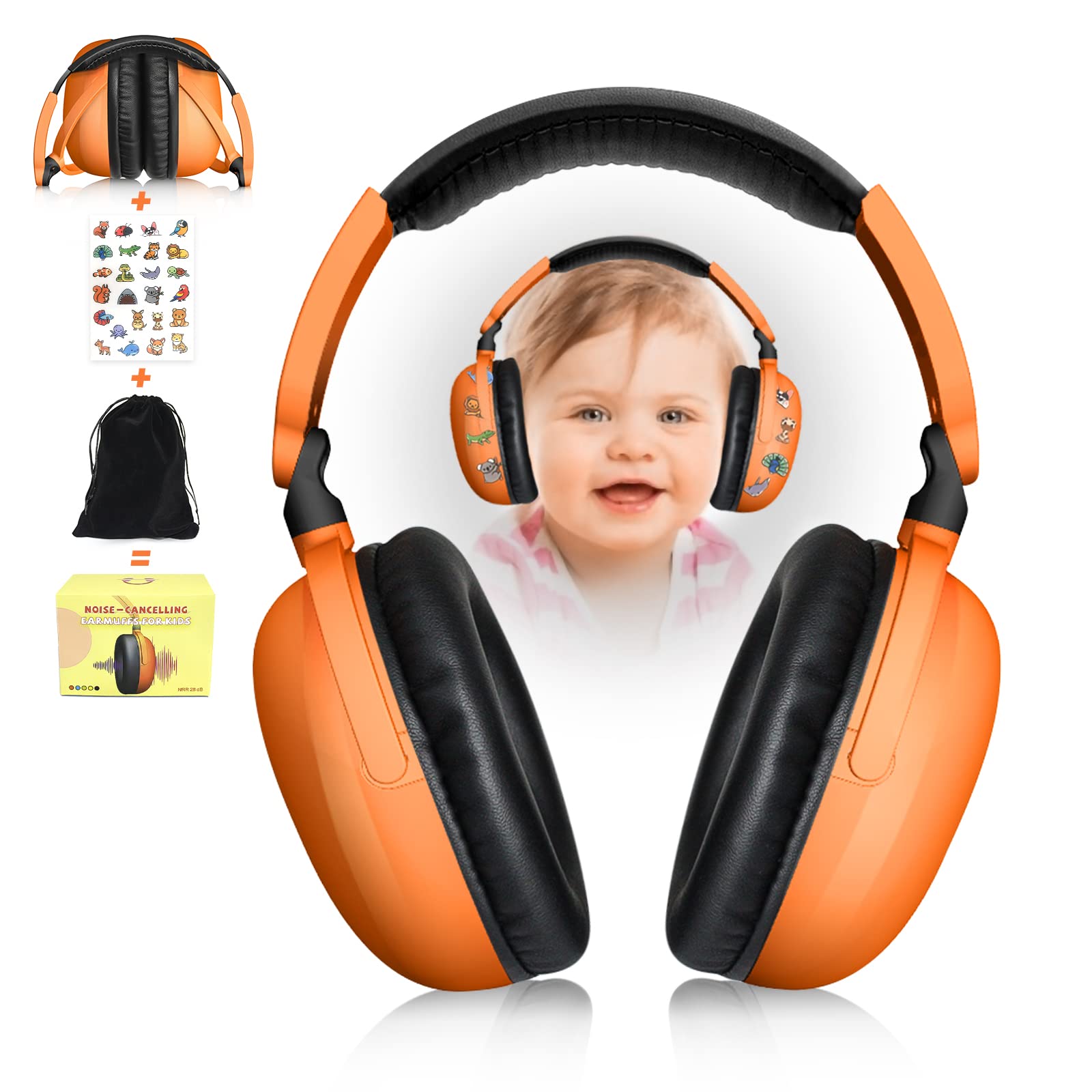 Kids childs baby ear muff defenders noise reduction comfort festival  protectio ^ 