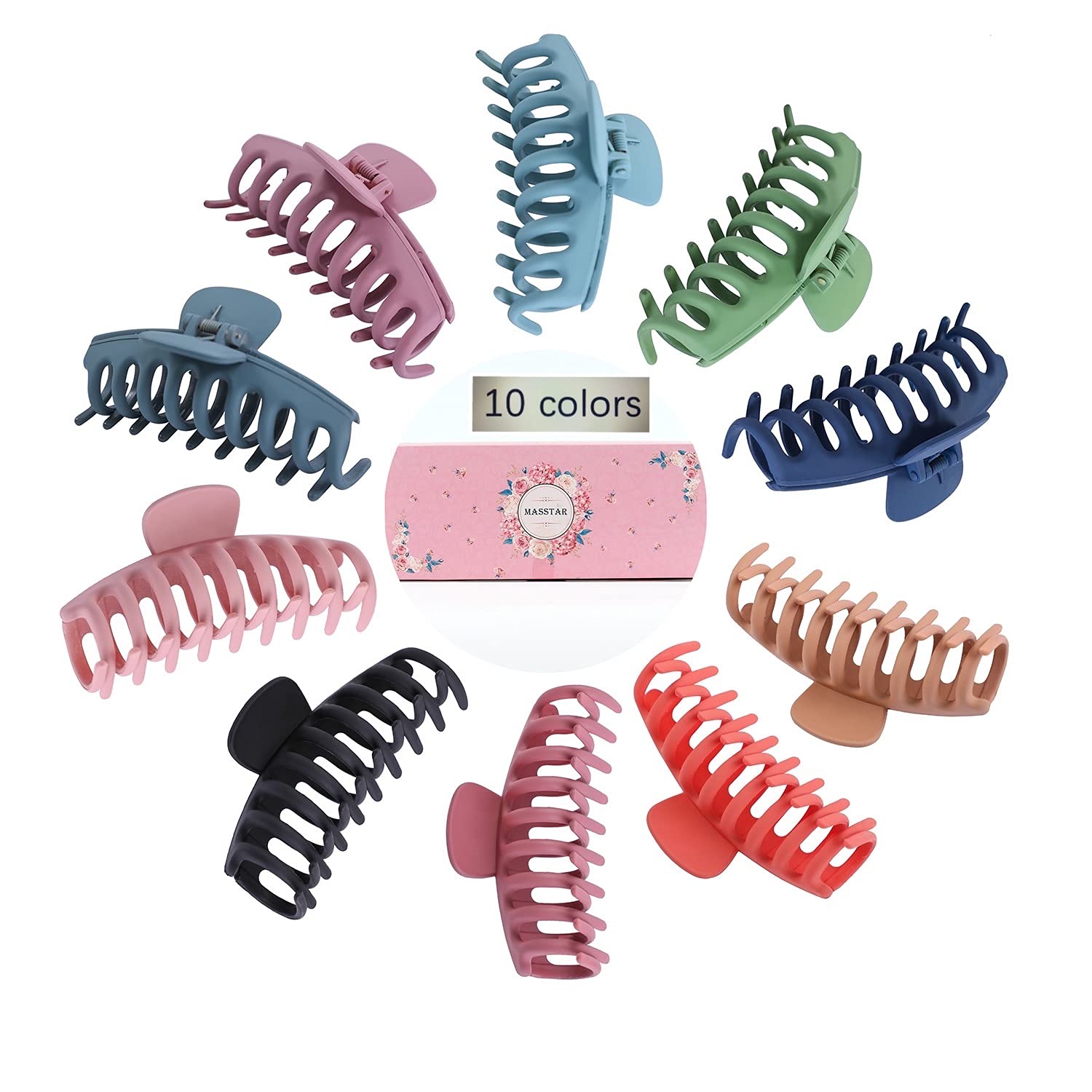 Large Hair Claw Clips For Thick Hair - Matte Big Hair Clips For Women And  Girls - Hair Accessories For Long Hair - Securely Grip And Style Your Hair  - Temu