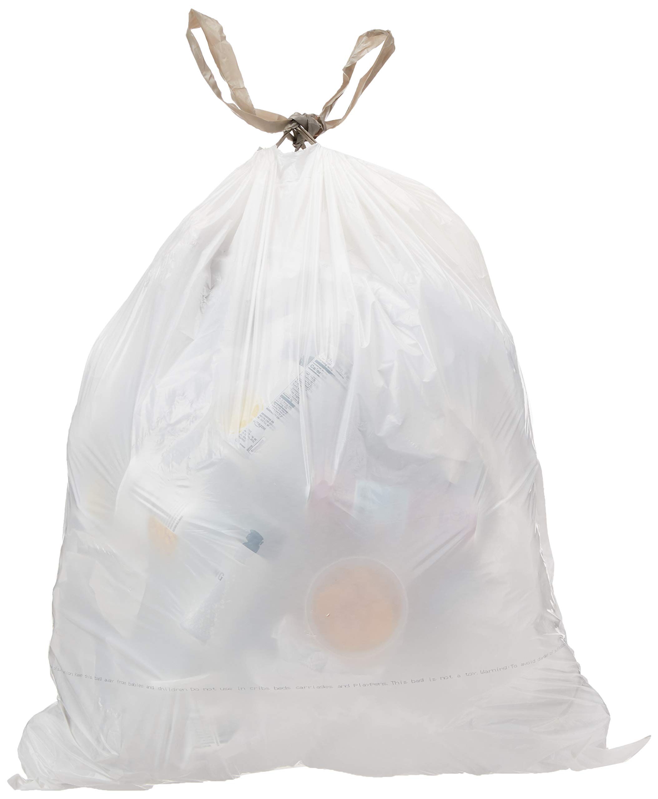 Commercial 18 Gallon Trash Compactor Bags /w Drawstrings - 2