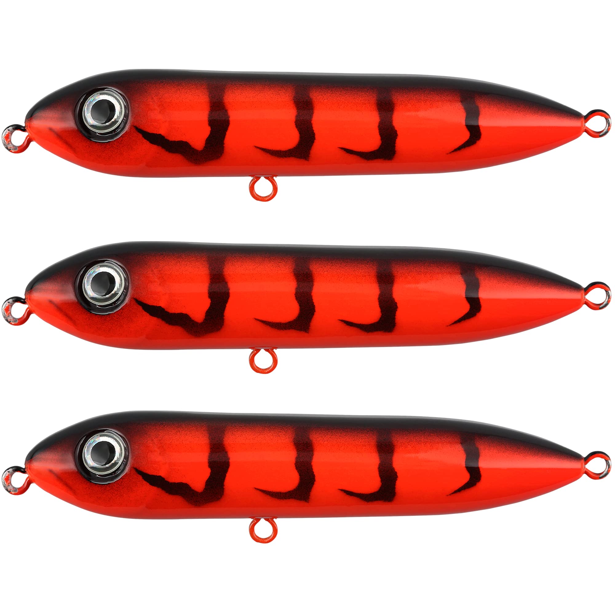 Catfish Rattling Line Float Lure for Catfishing Demon Dragon Style Peg for  Santee Rig Fishing 4 inch (3-Pack Demon Tiger)