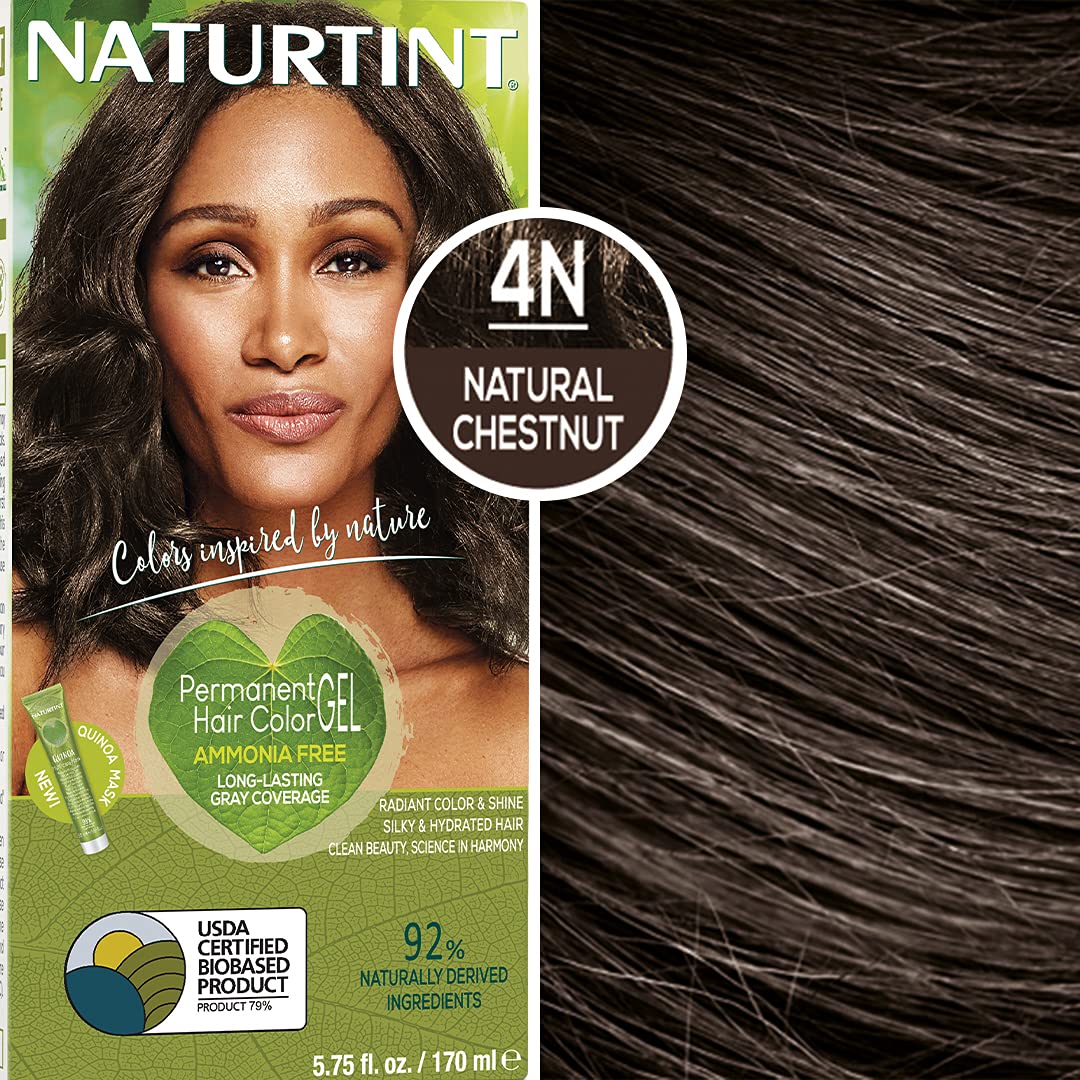 - Naturtint Permanent Hair Color 4N Natural Chestnut fl oz (165 ml) - Naturtint Permanent Hair Color 4N Natural Chestnut fl oz (165 ml)