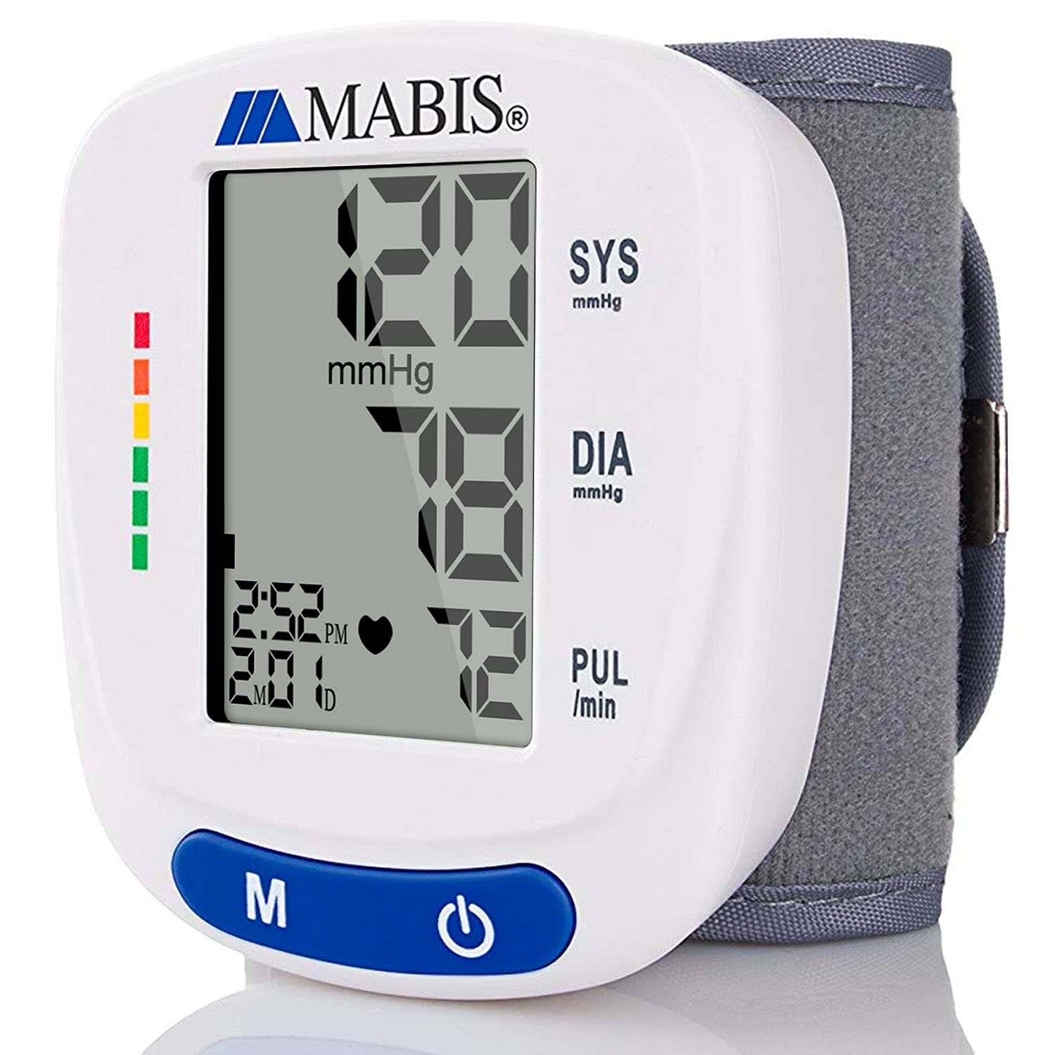 HealthSmart Digital Standard Wrist Blood Pressure Monitor with