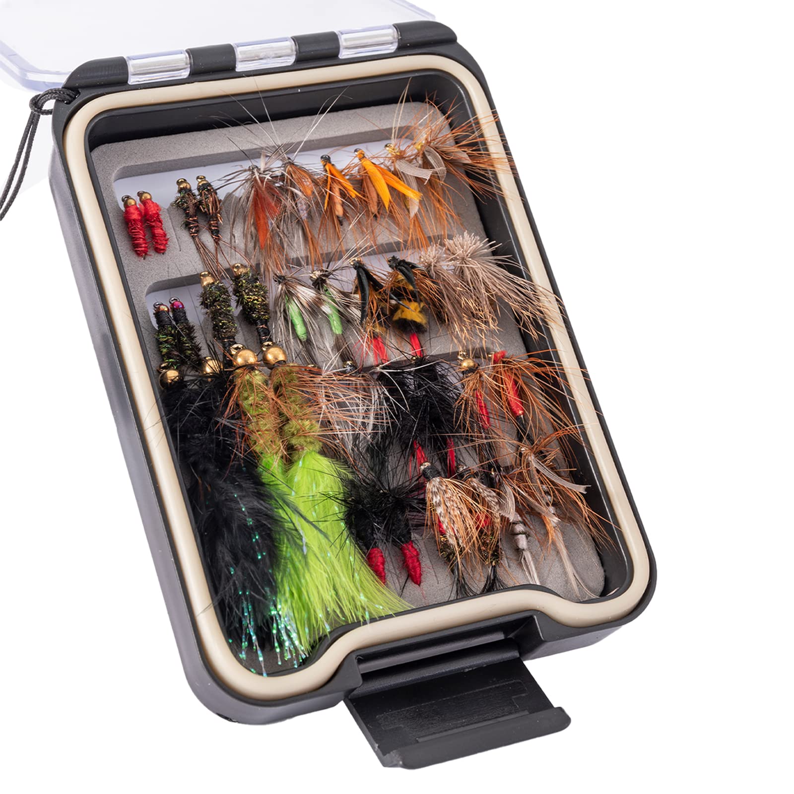 Fishing Lure Box,Fly Fishing Box Waterproof Waterproof Fly Fishing Box  Fishing Flies Box Highly Recommended 