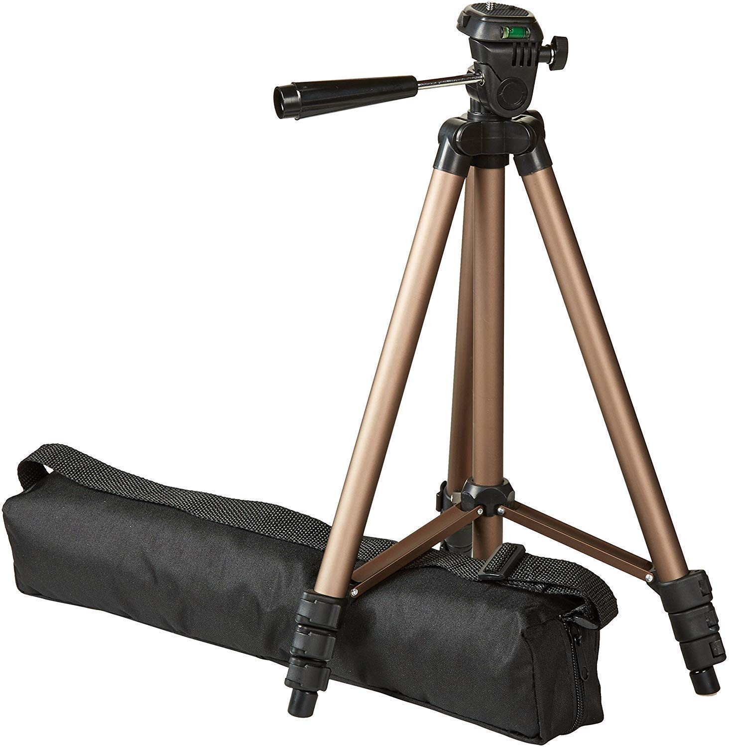 Basics 50-inch Lightweight Camera Mount Tripod Stand With