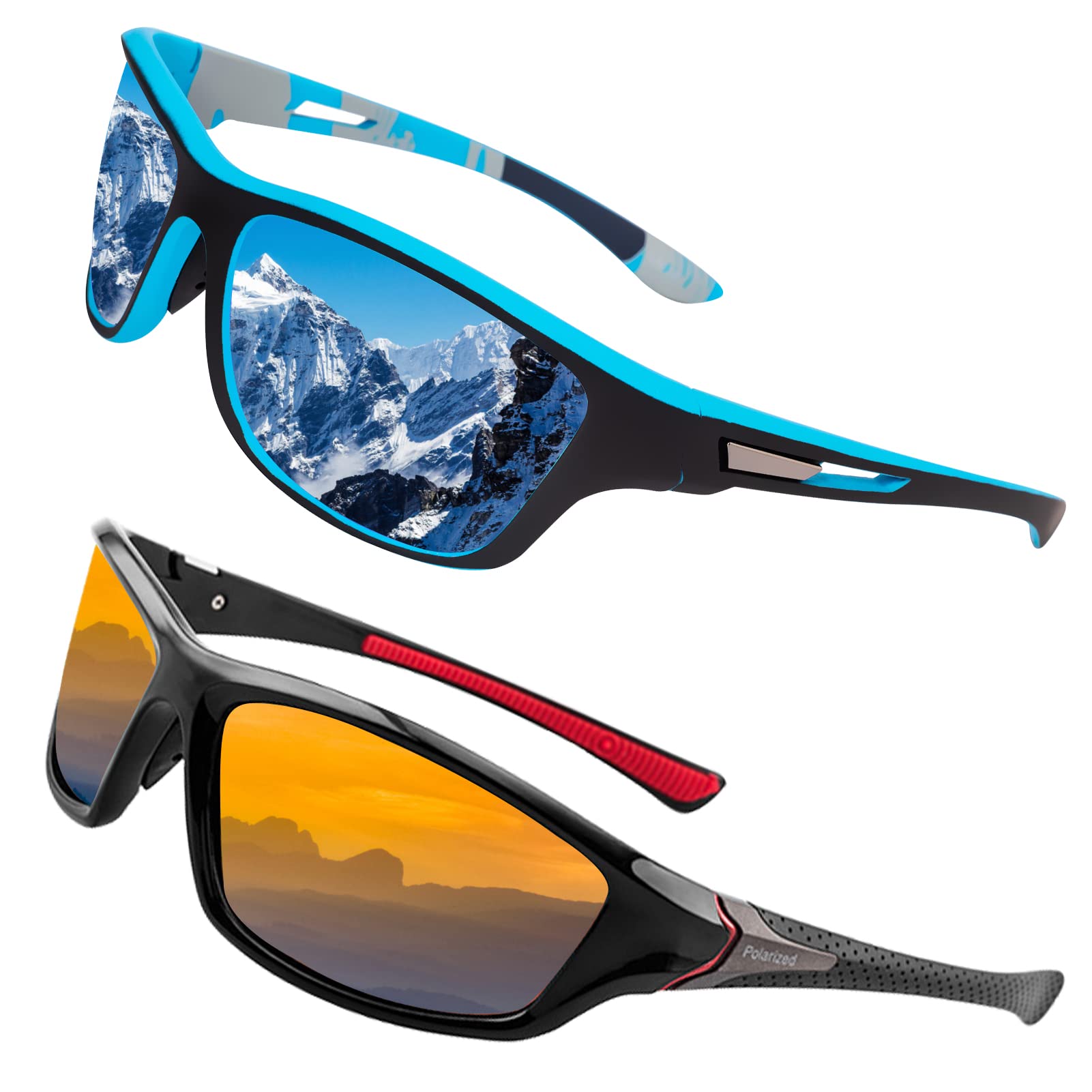 Salfboy Polarize Sports Sunglasses for Men Women Cycling Fishing Sun  Glasses Mixed Style UV Protection Sunglasses
