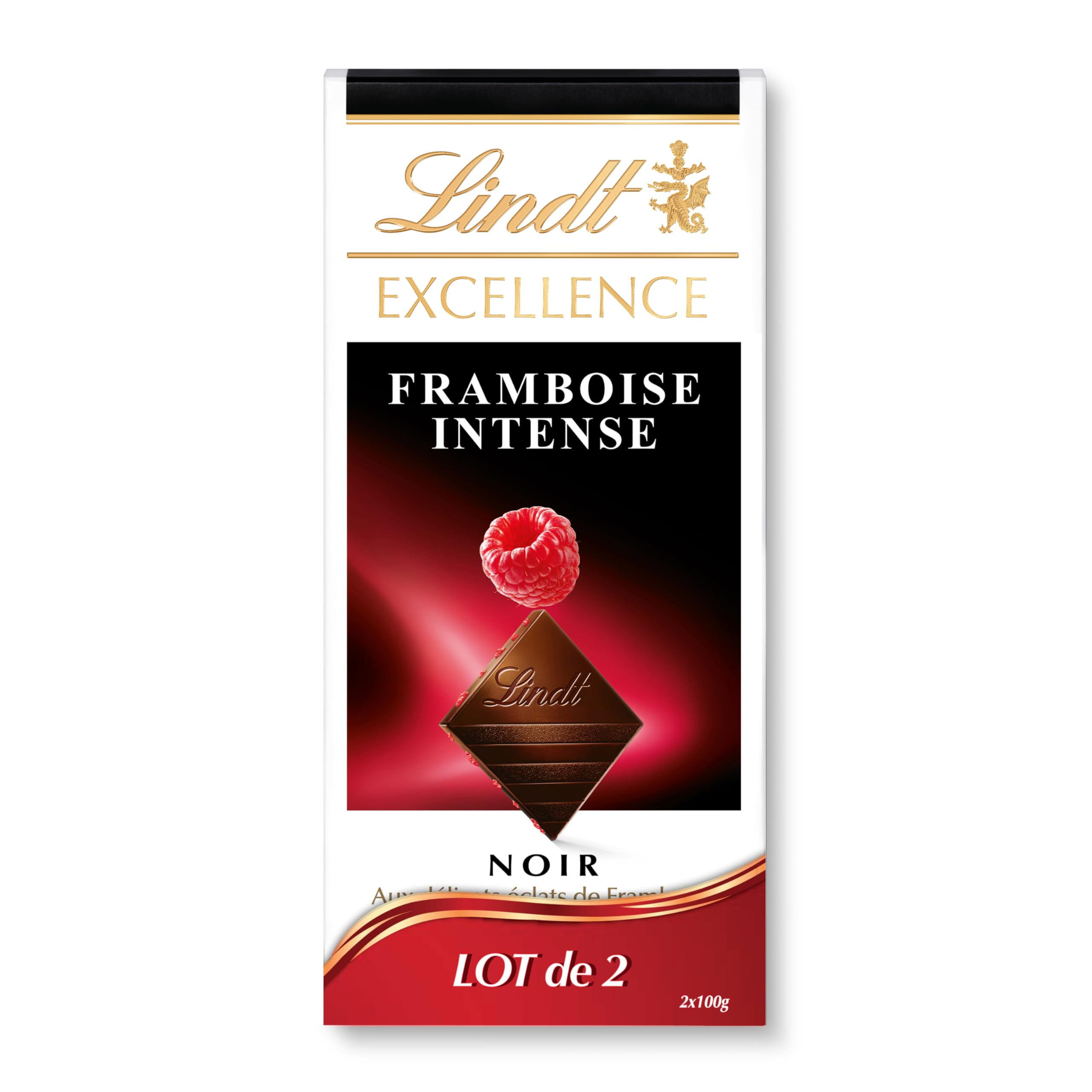 Walmart Raspberry Lindt Chocolate Lindt - Pack of 2 EXCELLENCE Intense Raspberry Tablets - Dark Chocolate ...