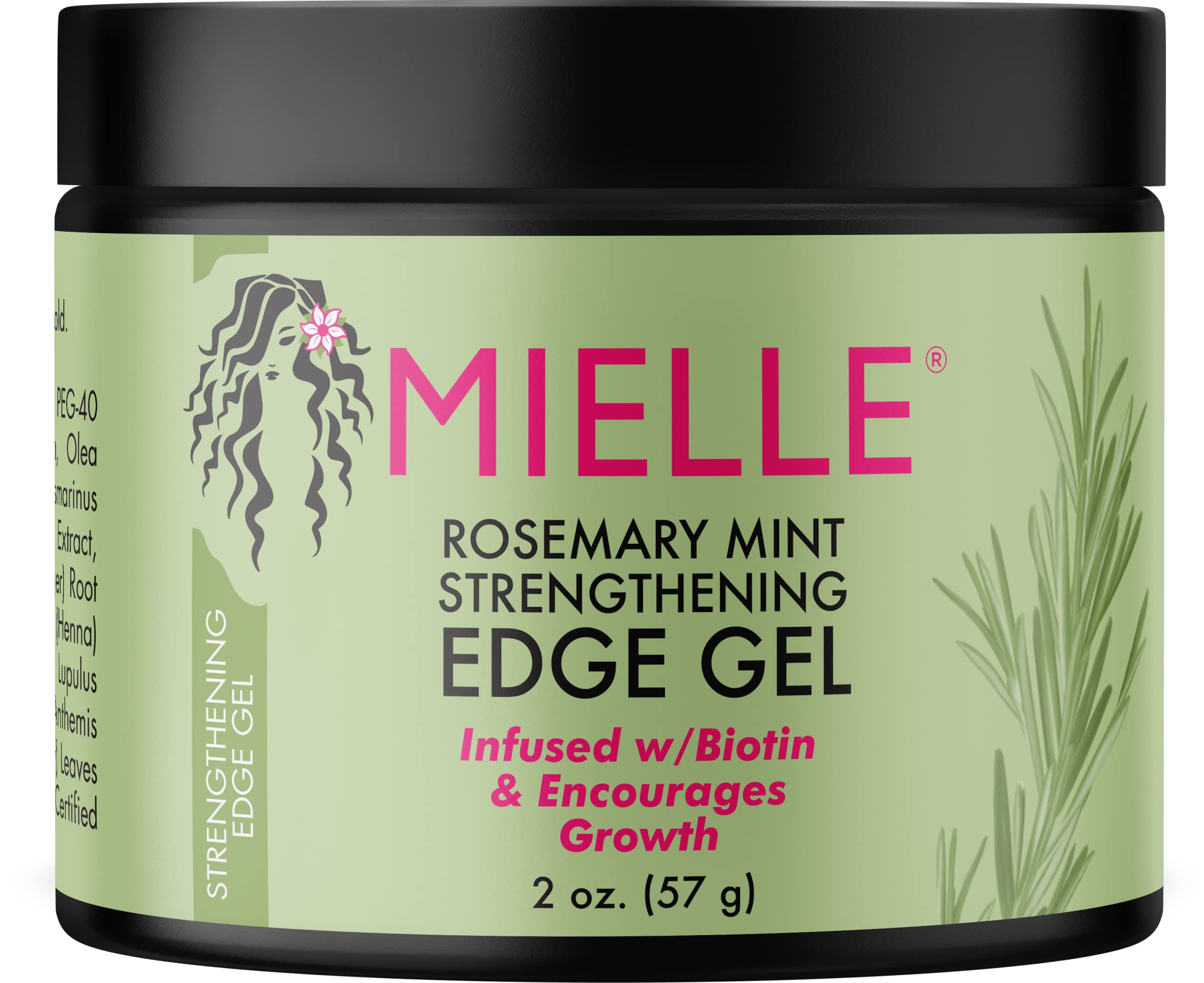  Mielle Organics Rosemary Mint Scalp & Hair Strengthening Oil  for All Hair Types, 2 Ounce : Beauty & Personal Care