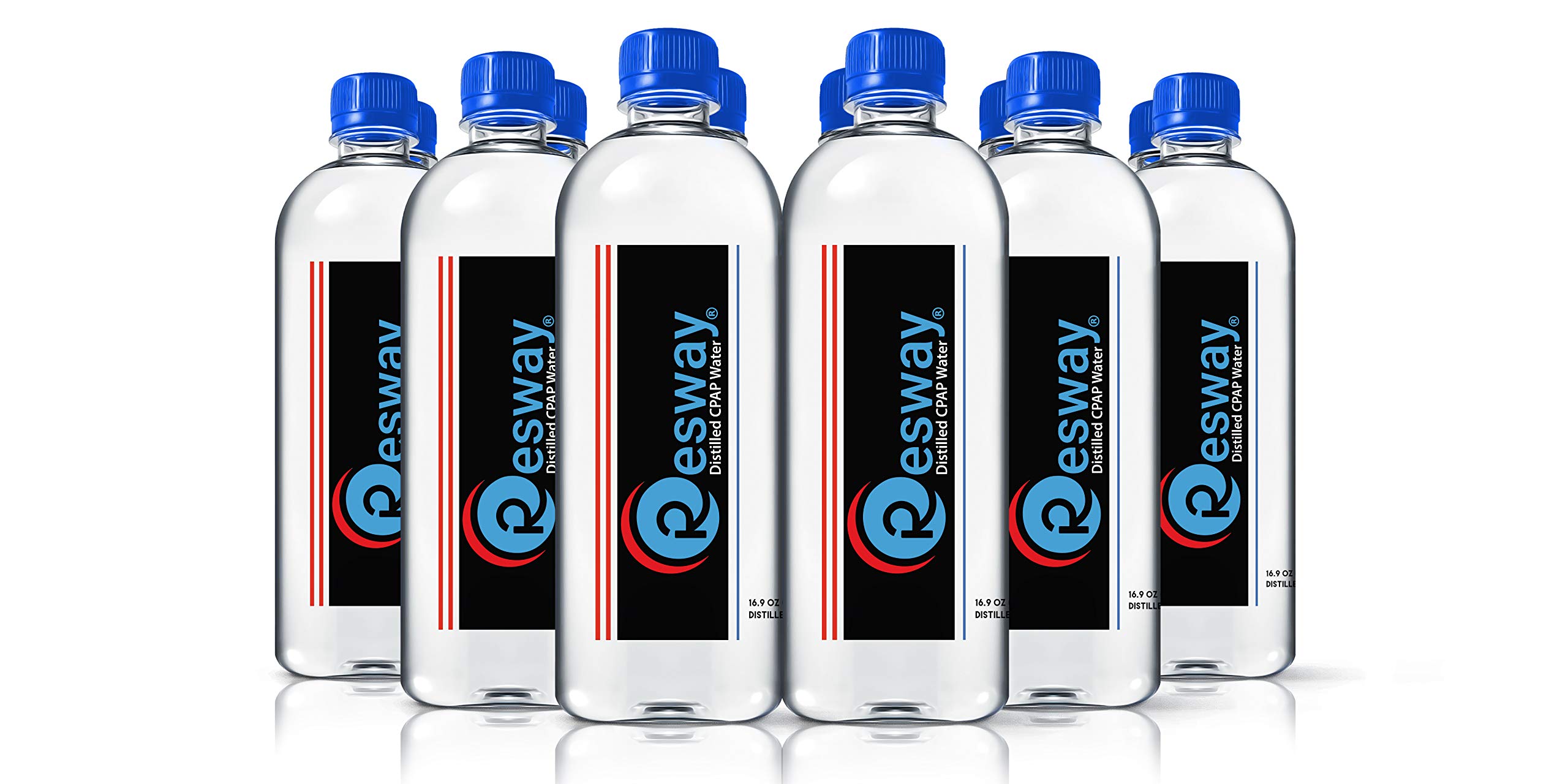 Resway Distilled Water  Travel Bottles for Resmed, Respironics