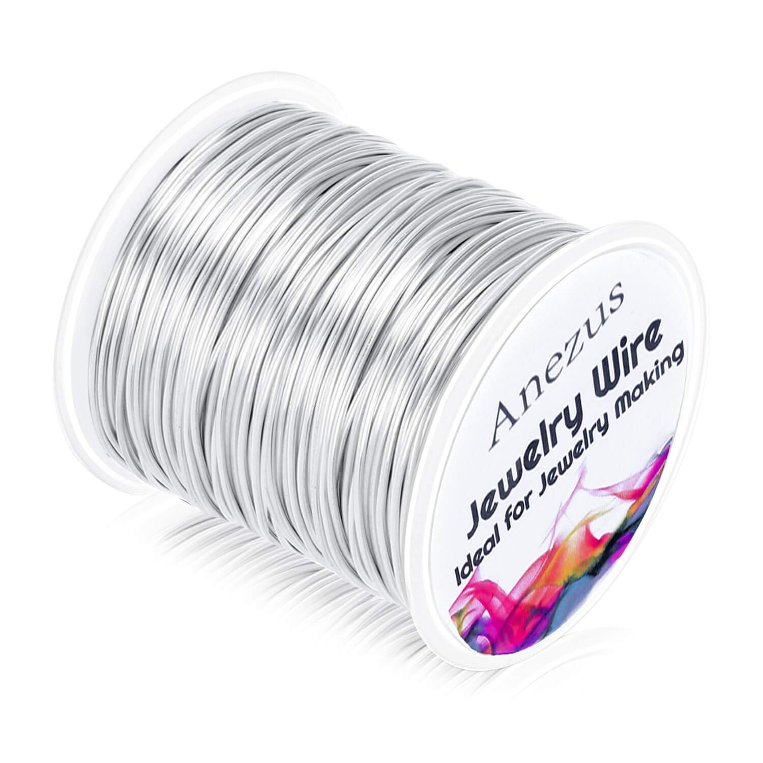24 Gauge Wire for Jewelry Making, Anezus 115 Feet Jewelry Craft Wire  Tarnish Resistant Copper Beading Wire for Wrapping, Jewelry Making Supplies  and Crafting (Silver) : Buy Online at Best Price in