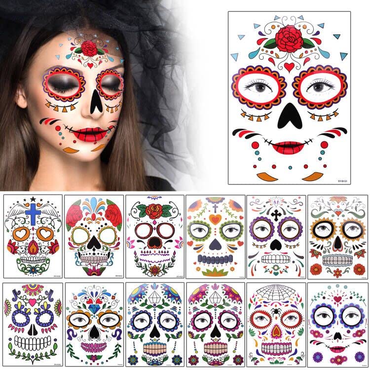 5 Whimsical Sugar Skull Face Paint Ideas - Face Paint Shop Australia