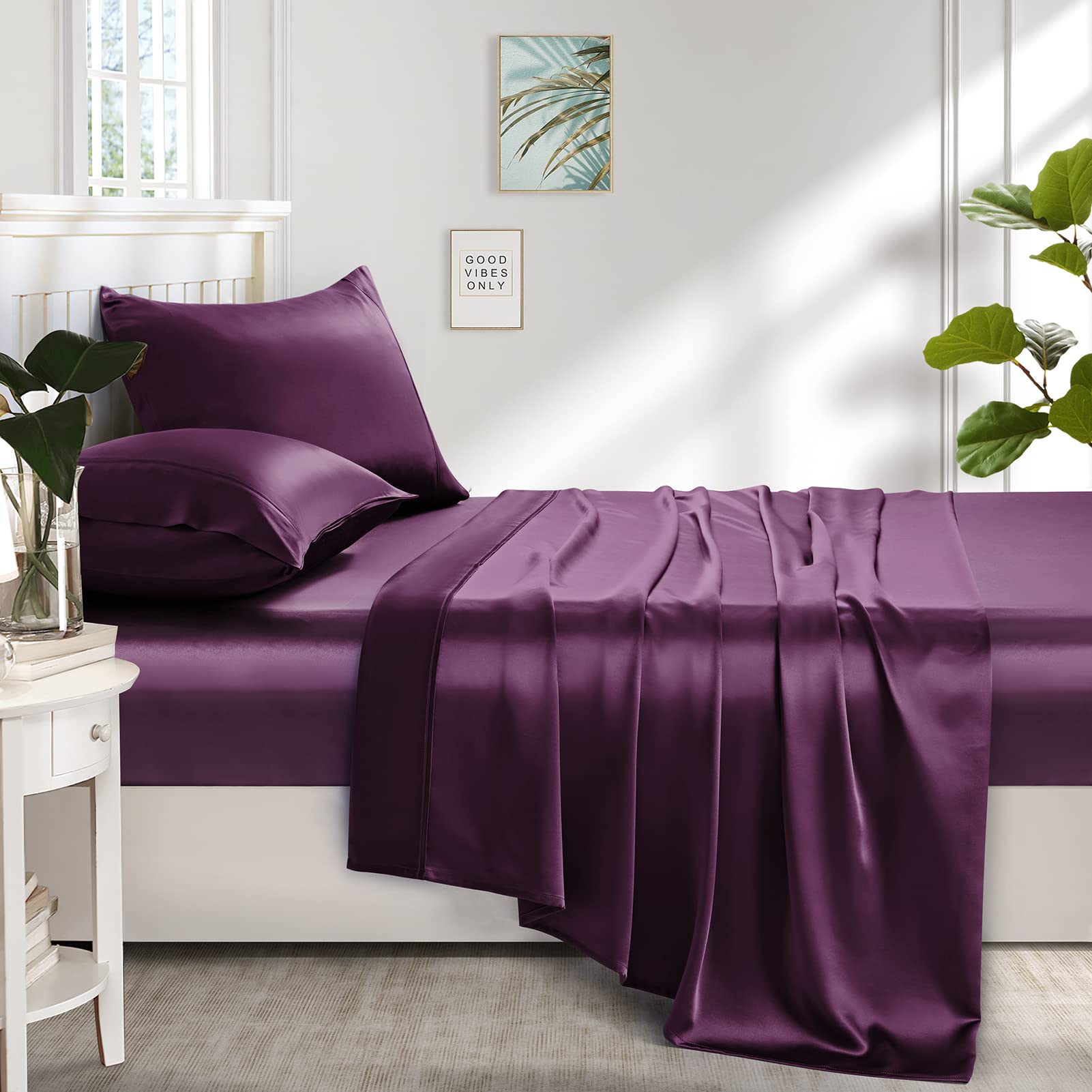 Satin Bed Sheet Set