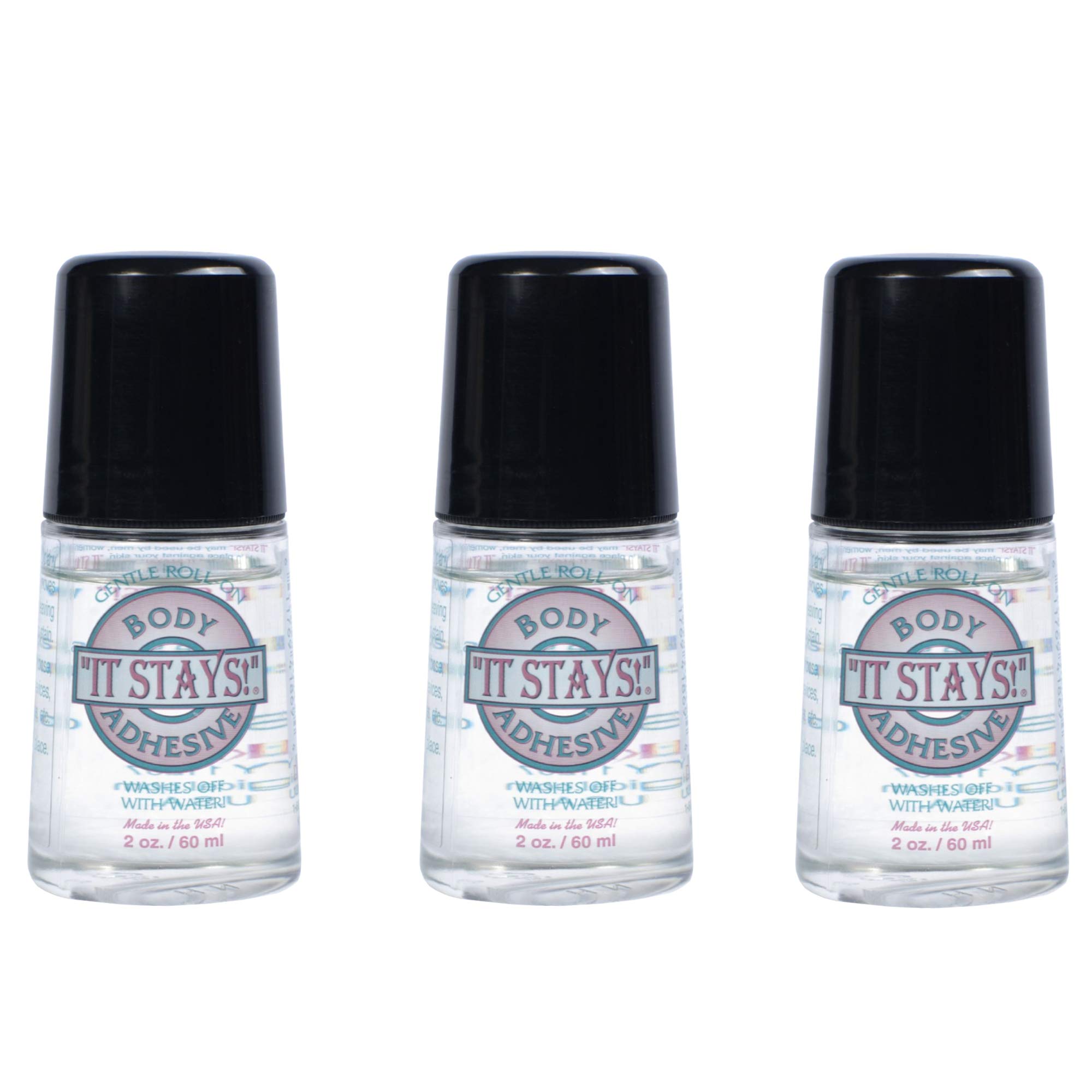 It Stays! Roll-On Body Adhesive 2 oz