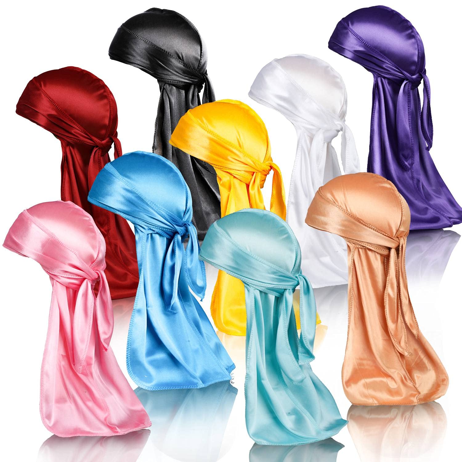 Great Vibes Silky Durags In 3 Colors