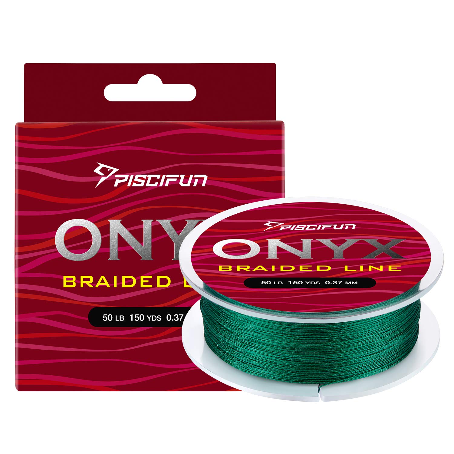 Piscifun Onyx Braided Fishing Line 6lb-150lb Superline Abrasion Resistant Braided  Lines Super Strong High Performance