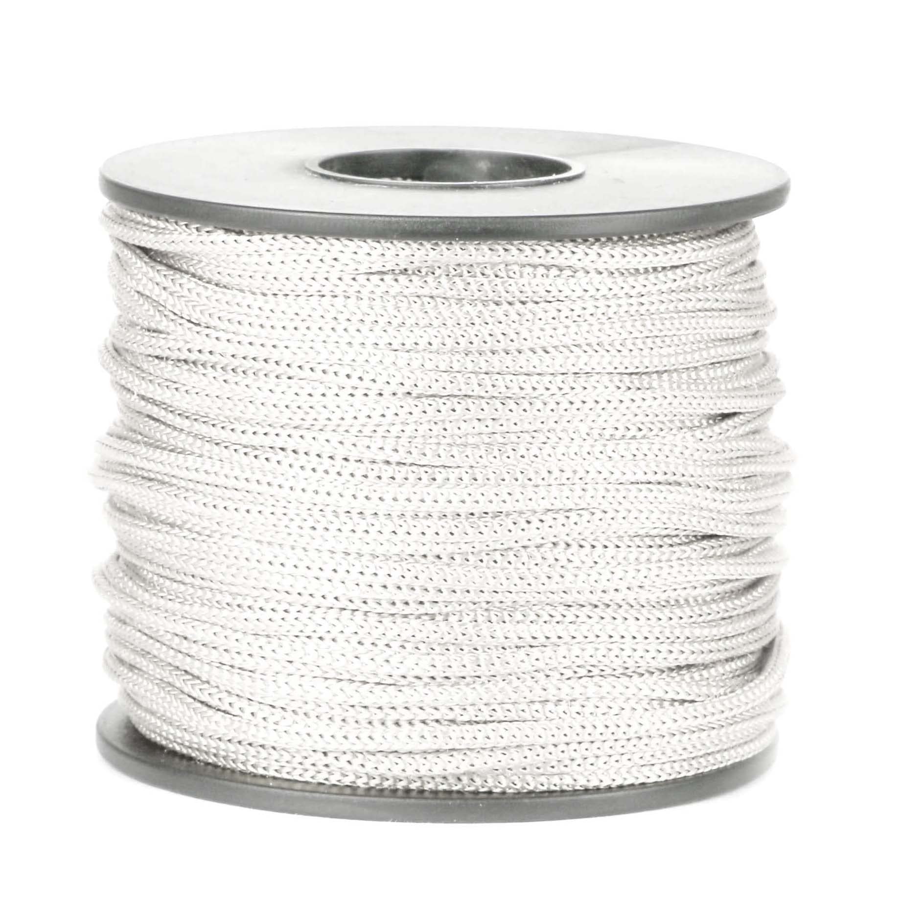 BEL AVENIR Nylon Satin Cord, 2mm 50 Yards Braided Lift Shade Cord for  Necklace Bracelet String Cord, Blind Shade, Trim and Shoelaces (White)