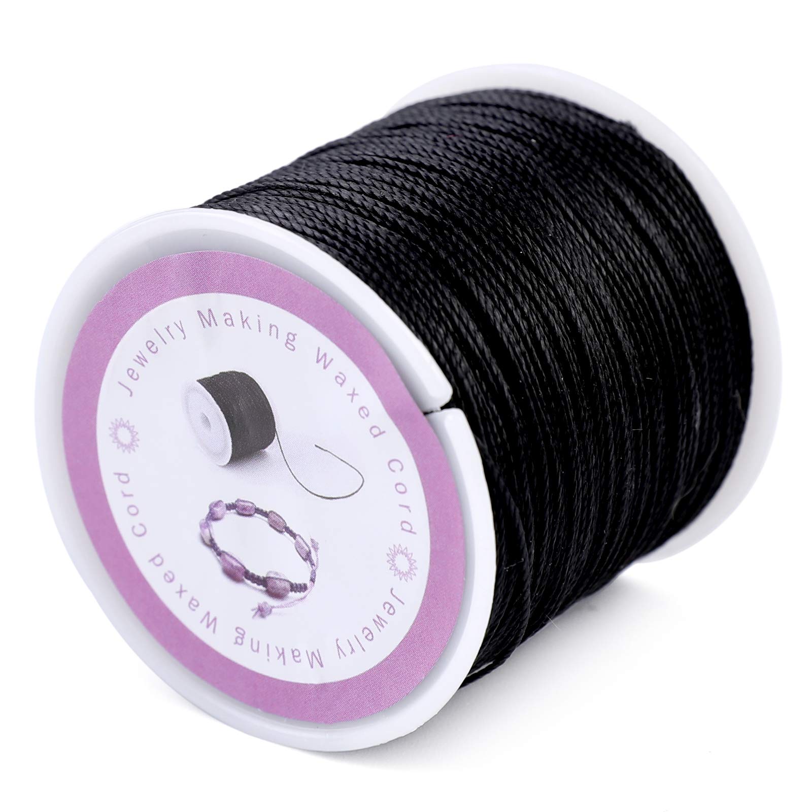 116Yards 0.5mm Bracelet String Beading Thread Waxed Twine Waxed Polyester  Cord Thread Thread Cord for