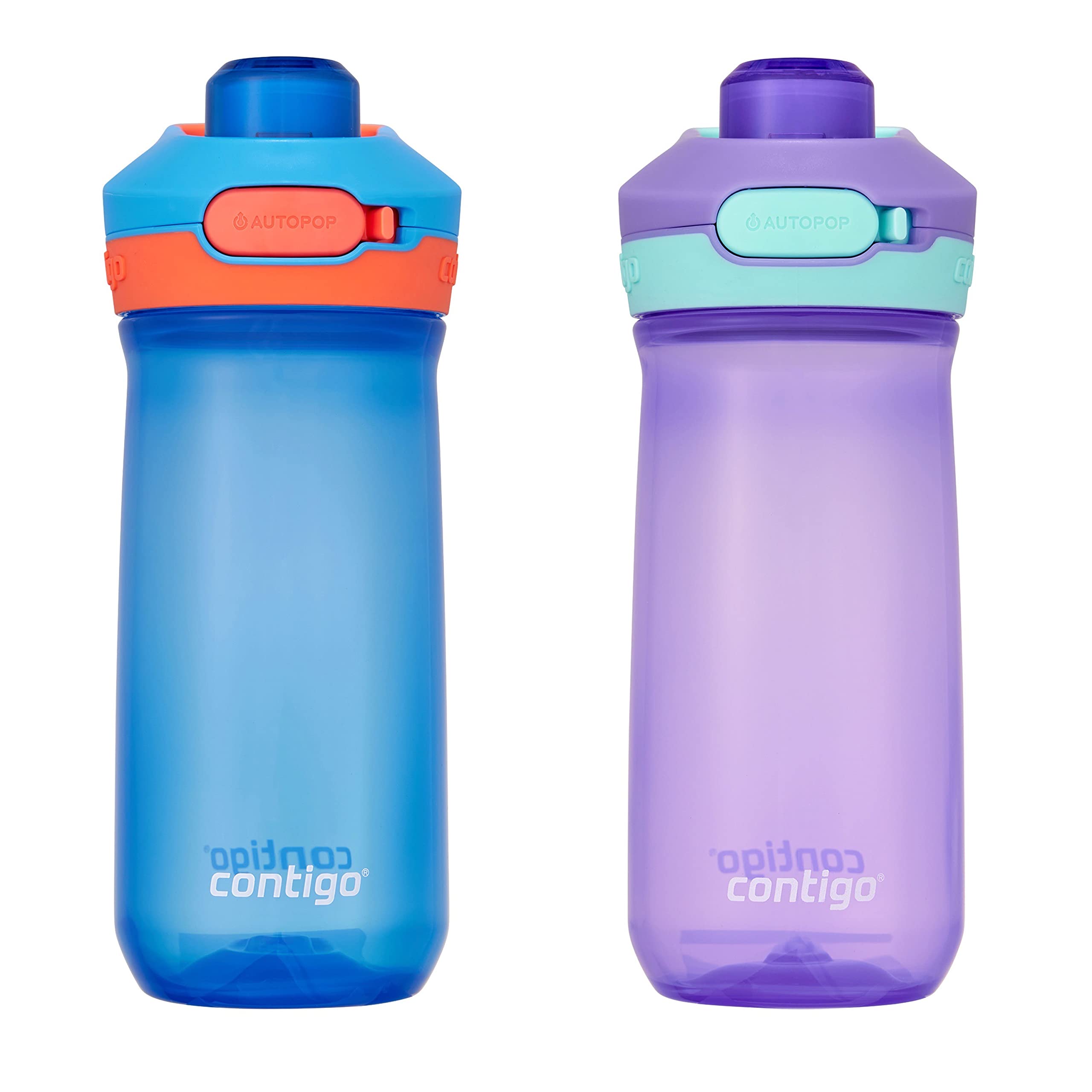 Contigo Jessie Kids Water Bottle with Leak-Proof Lid 14oz Dishwasher-Safe  Kids Water Bottle Fits