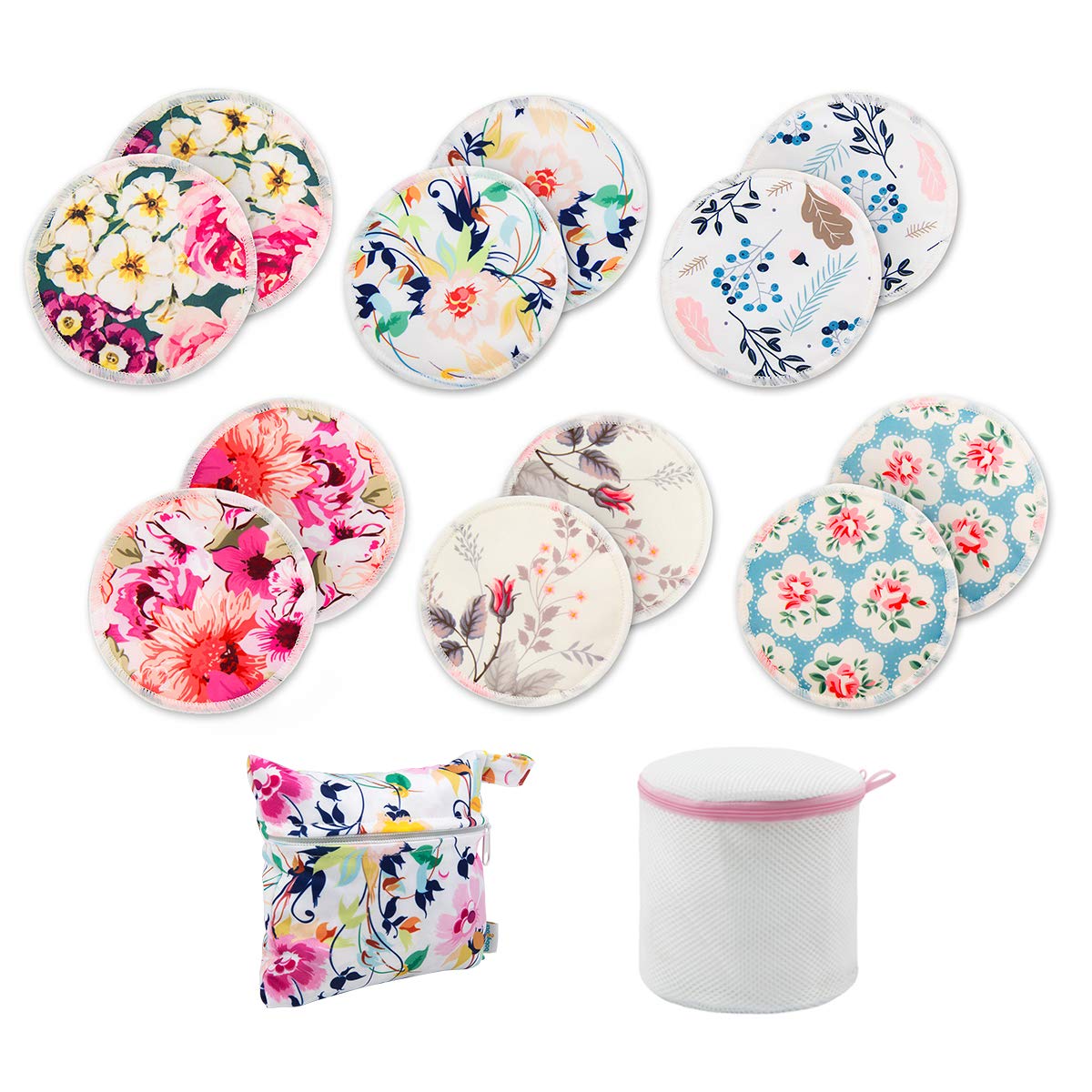  Nursing Pads, Washable Breast Pads - Your source for the  latest and cutest reusable breast pads!