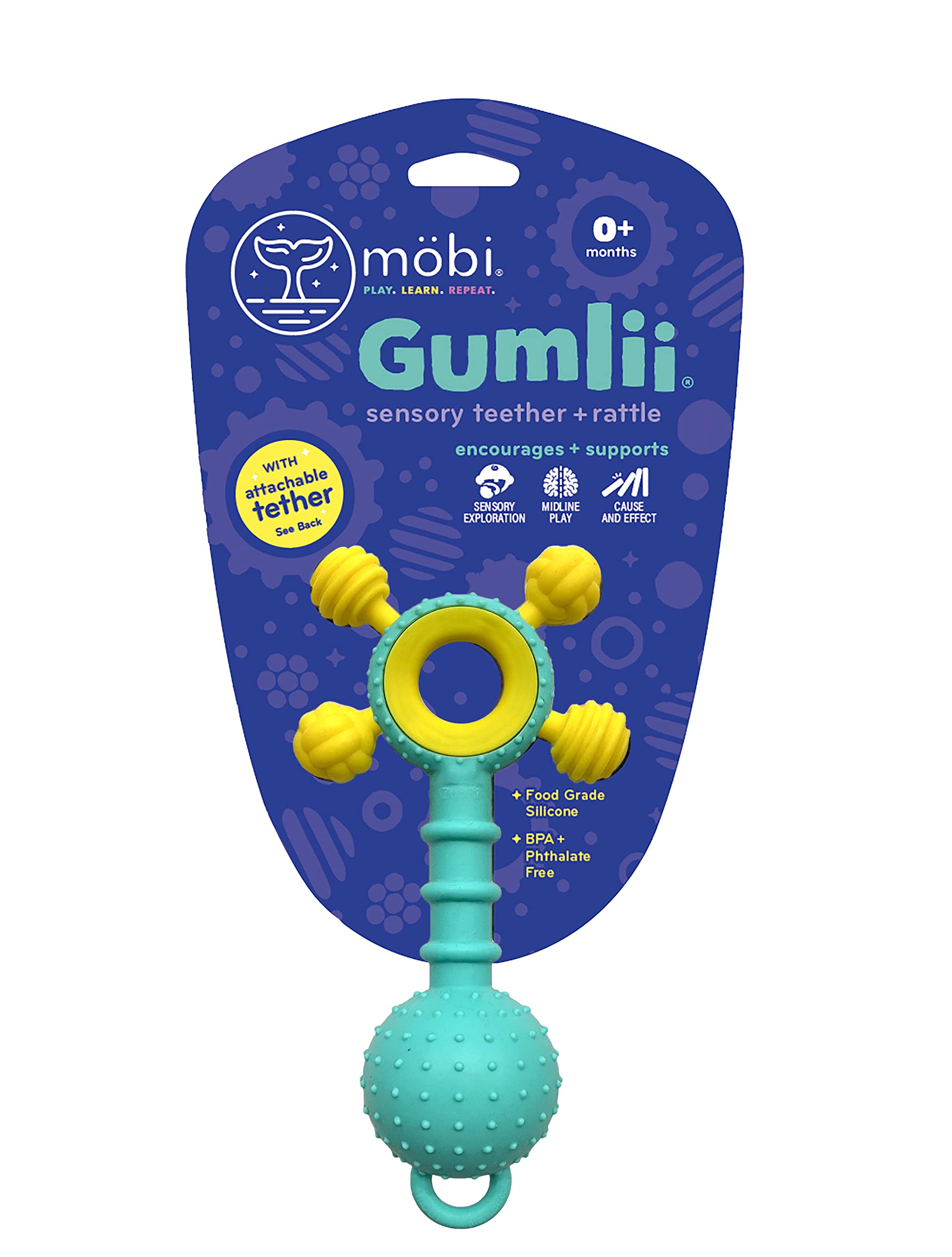 Mobi Gumlii Sensory Teether Rattle